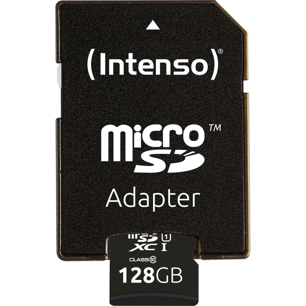 Intenso Speicherkarte »microSDHC UHS-I Premium + SD-Adapter«, (45 MB/s Lesegeschwindigkeit)