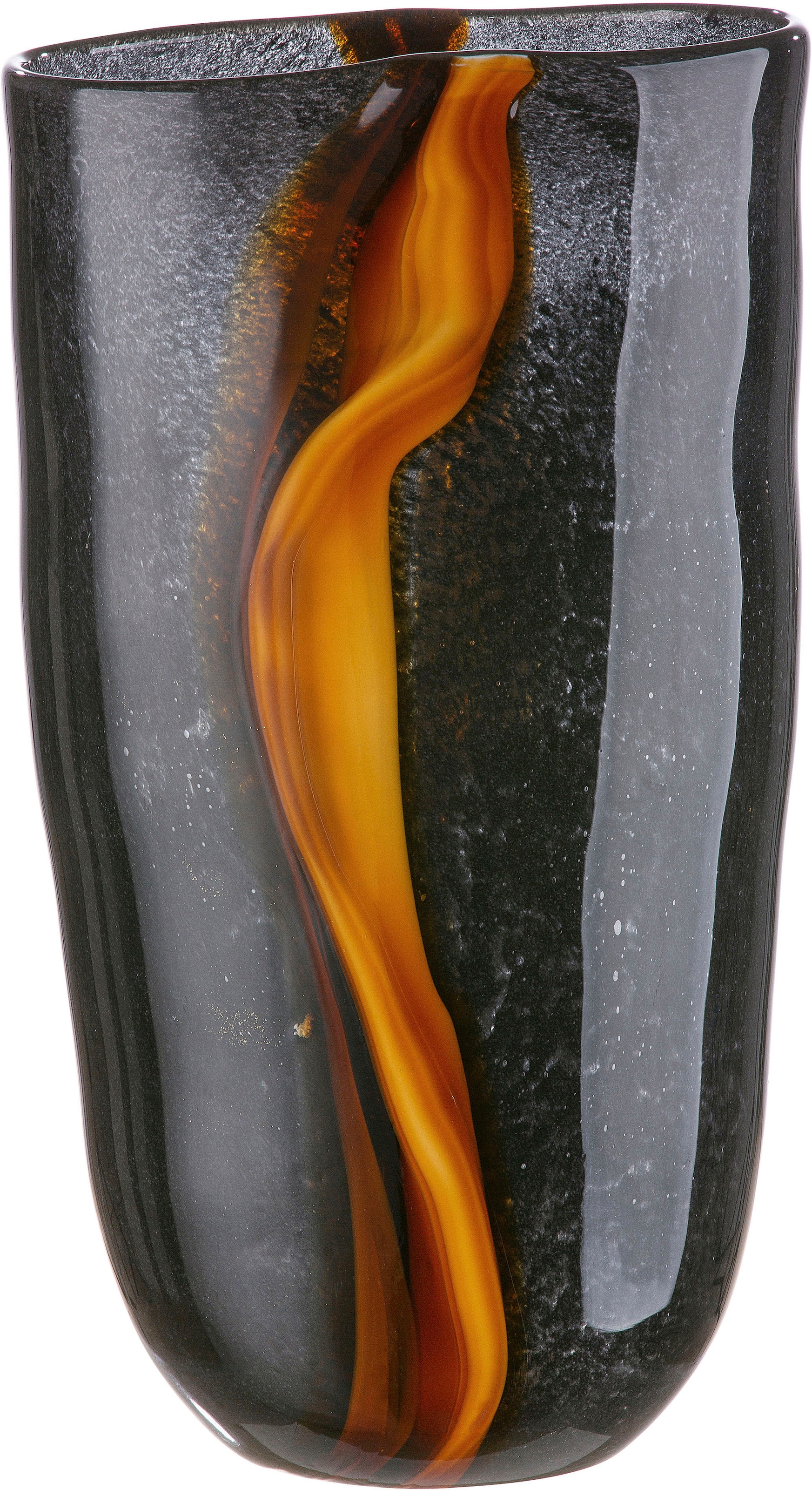 Casablanca by Gilde Tischvase »Turmalin«, (1 St.), dekorative Vase aus Glas, Blumenvase