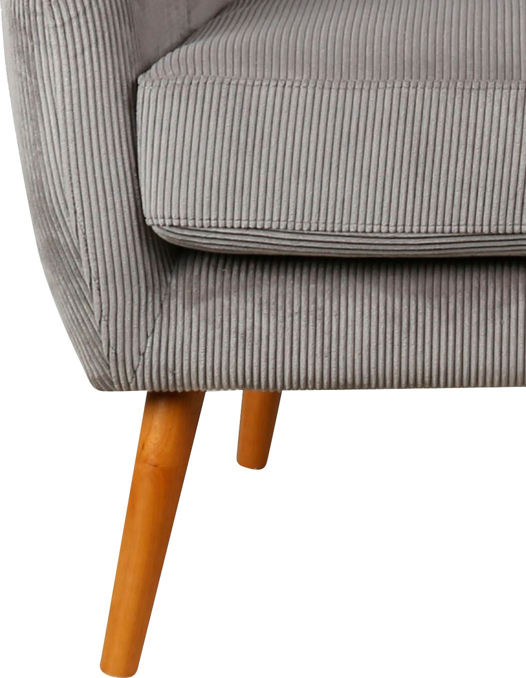 Home affaire Ohrensessel »Yamuna«, mit Sitzpolsterung, Gestell und Füße aus Massivholz, Sitzhöhe 47 cm