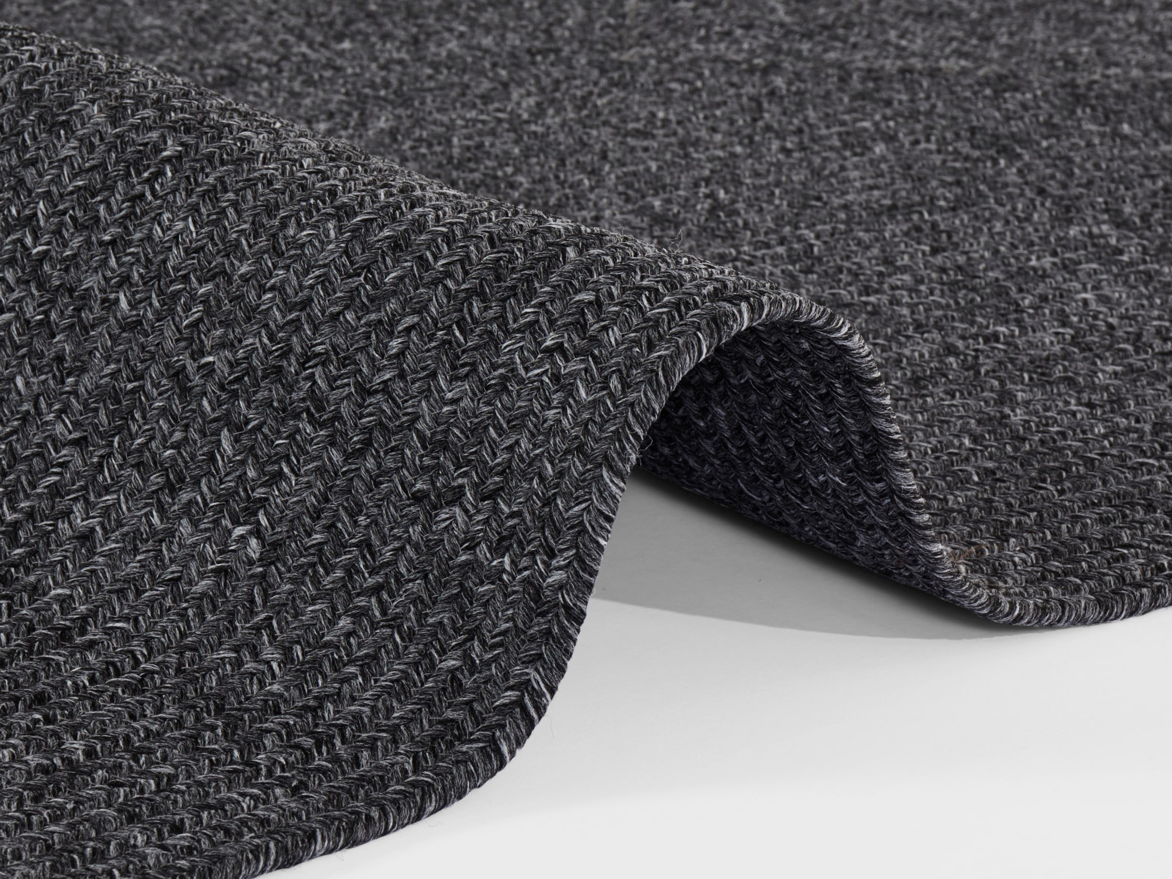 NORTHRUGS Teppich »Trenzado«, rechteckig, 10 mm Höhe, In- & Outdoor, Handmade-Look, Läufer, Wetterfest, Balkon, Wohnzimmer