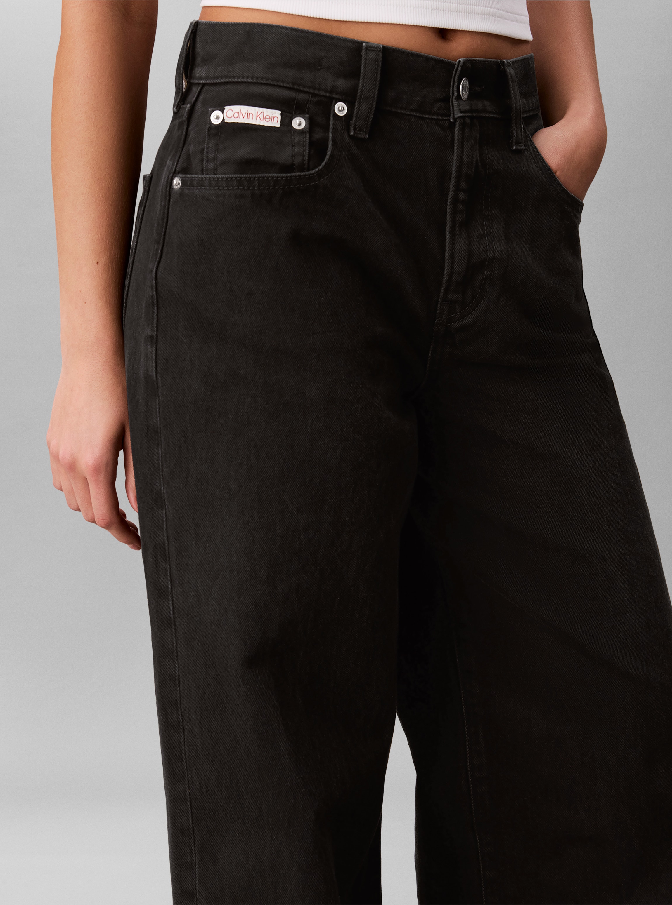 Calvin Klein Jeans Weite Jeans »THE WIDE LEG« Regular fit mit ausgestelltem Bein