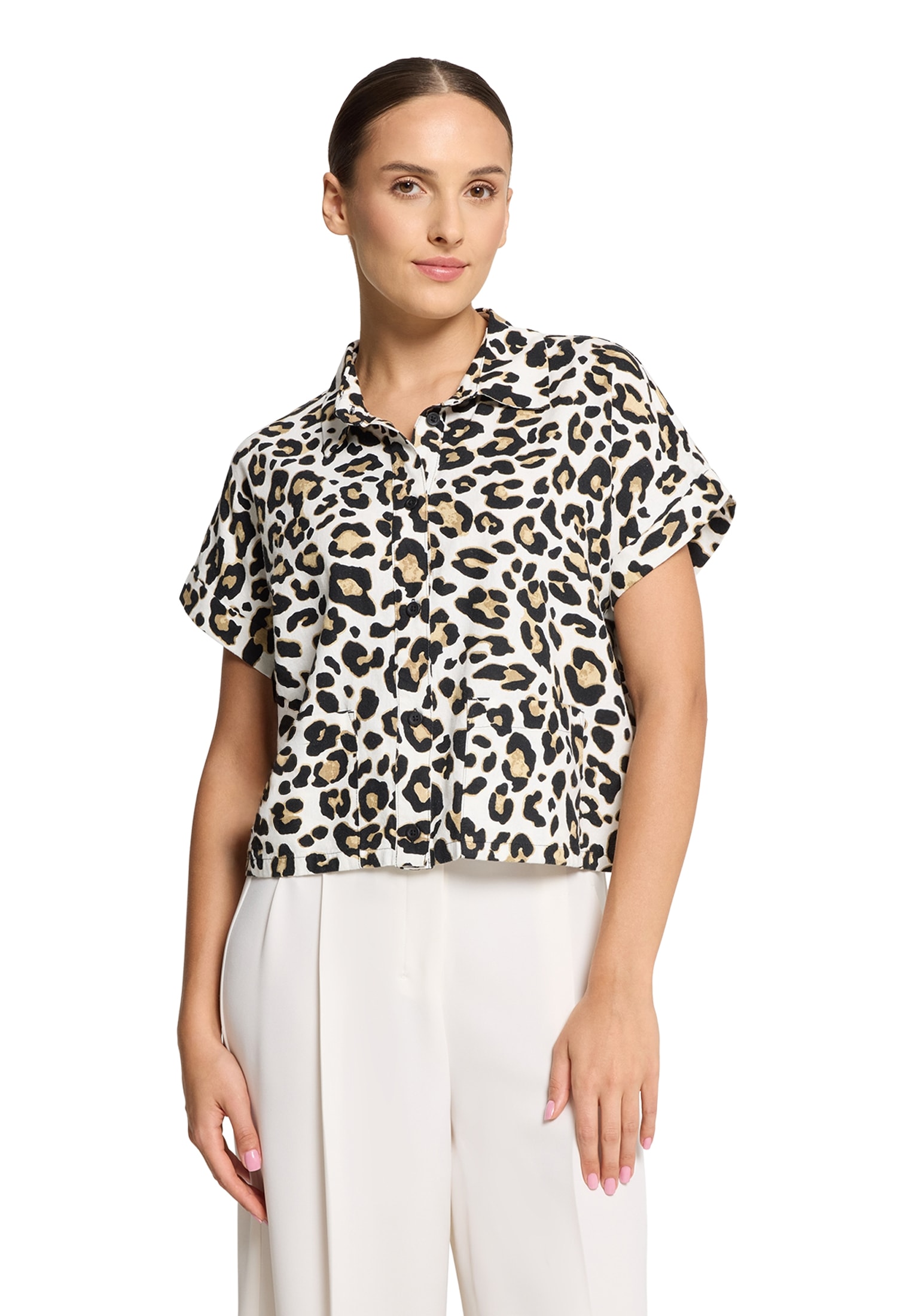 Betty Barclay Hemdbluse "Betty Barclay Damen Leinenbluse mit Kragen" günstig online kaufen
