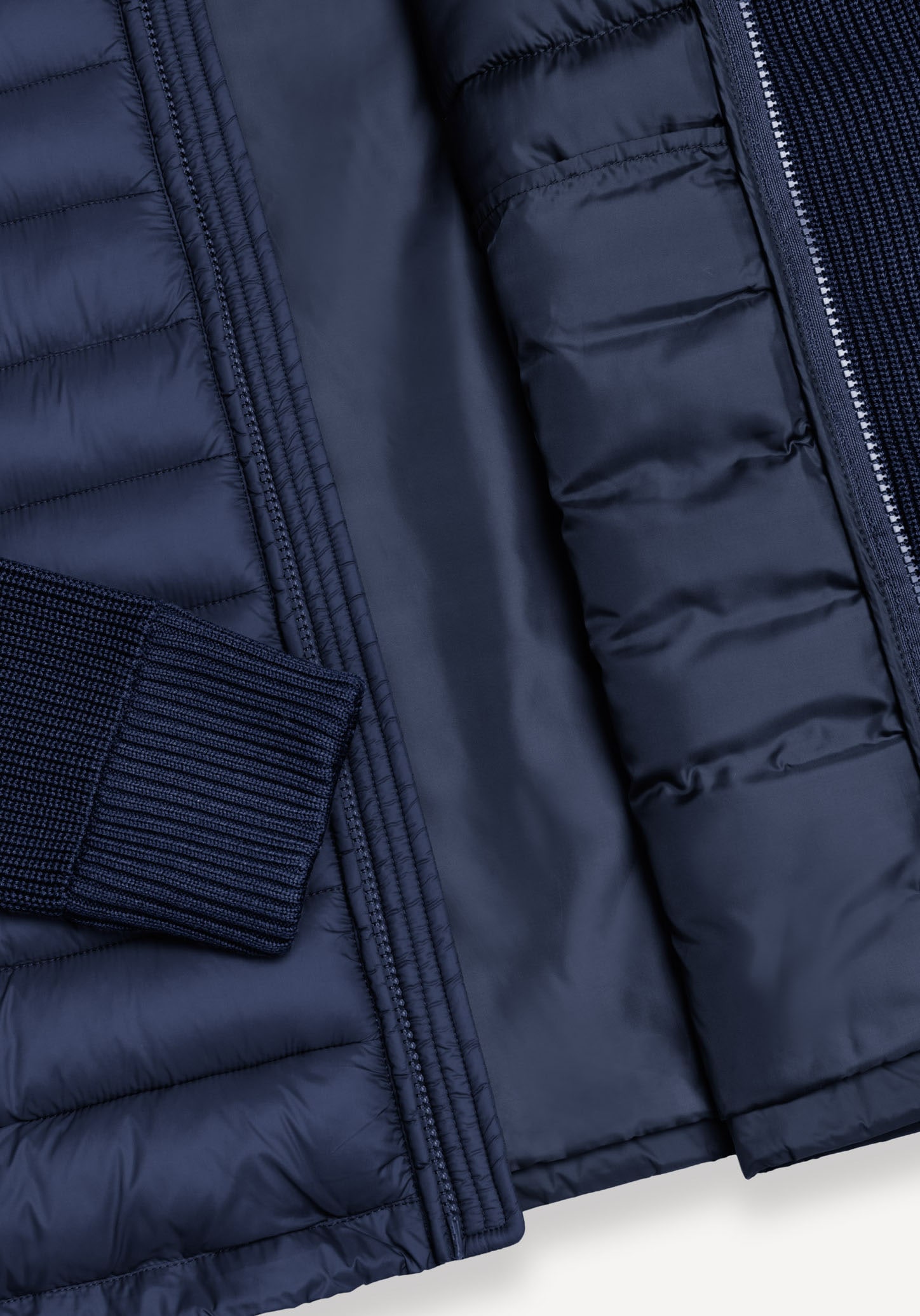 Colmar Hybridjacke Strickärmel, Regular Fit, Zwei-Wege-Reißverschluss