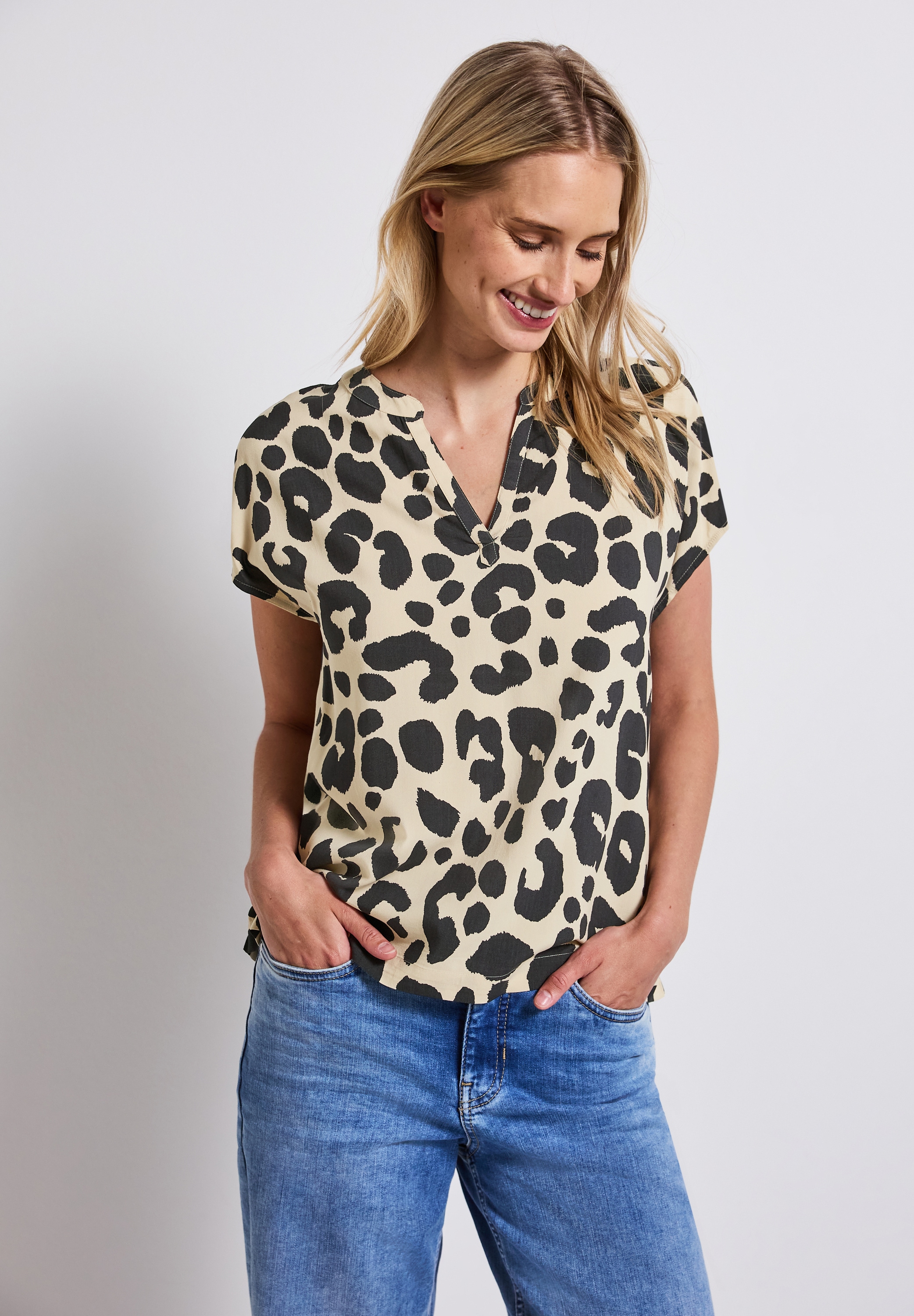 STREET ONE Klassische Bluse, aus softer Viskose günstig online kaufen