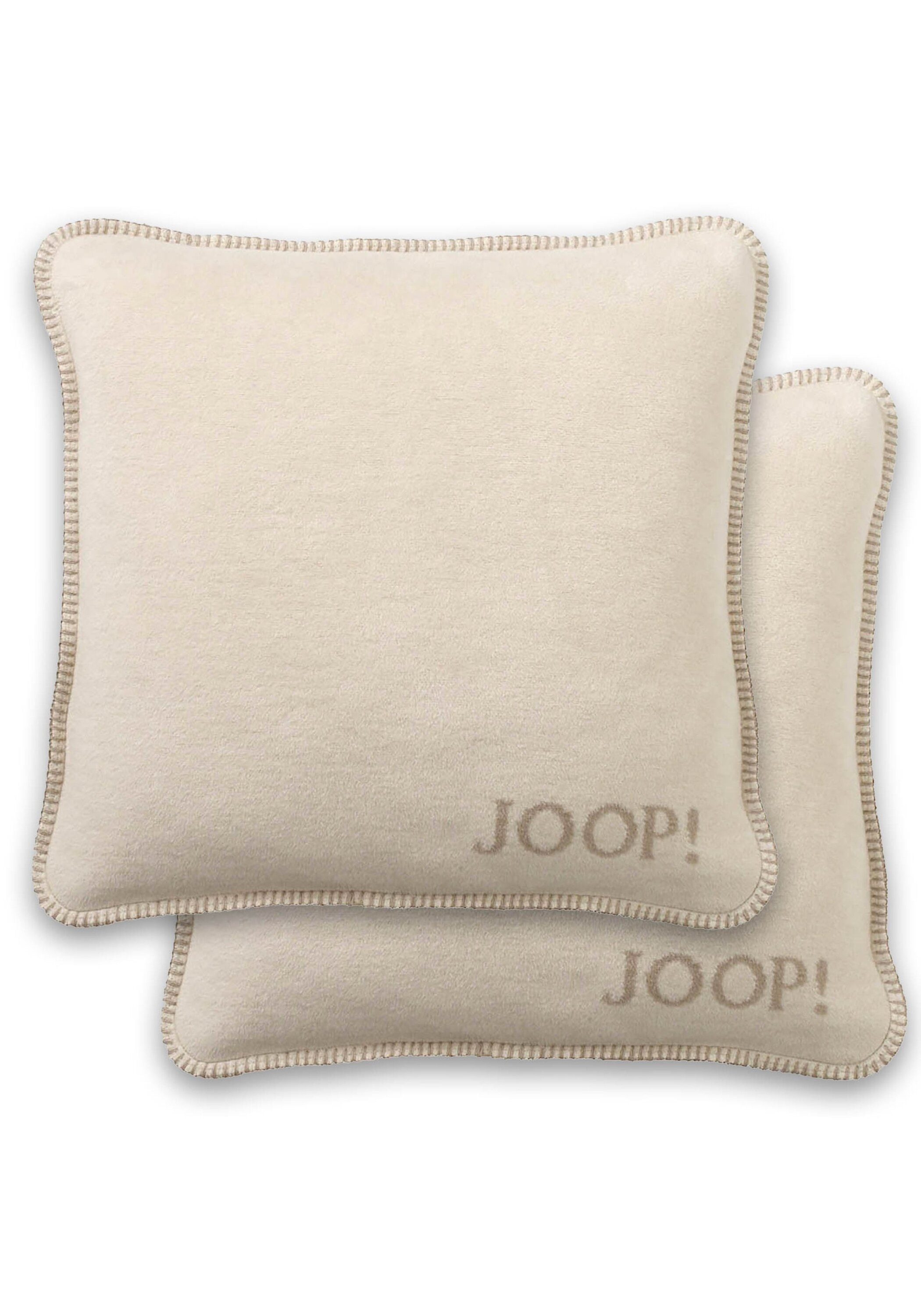 Dekokissen JOOP, B:50cm, beige, Obermaterial: 58% Baumwolle CO. 35% Polyacryl PAN. 7% Polyester PES., Dekokissen_Sitzkissen_Kissenhüllen,