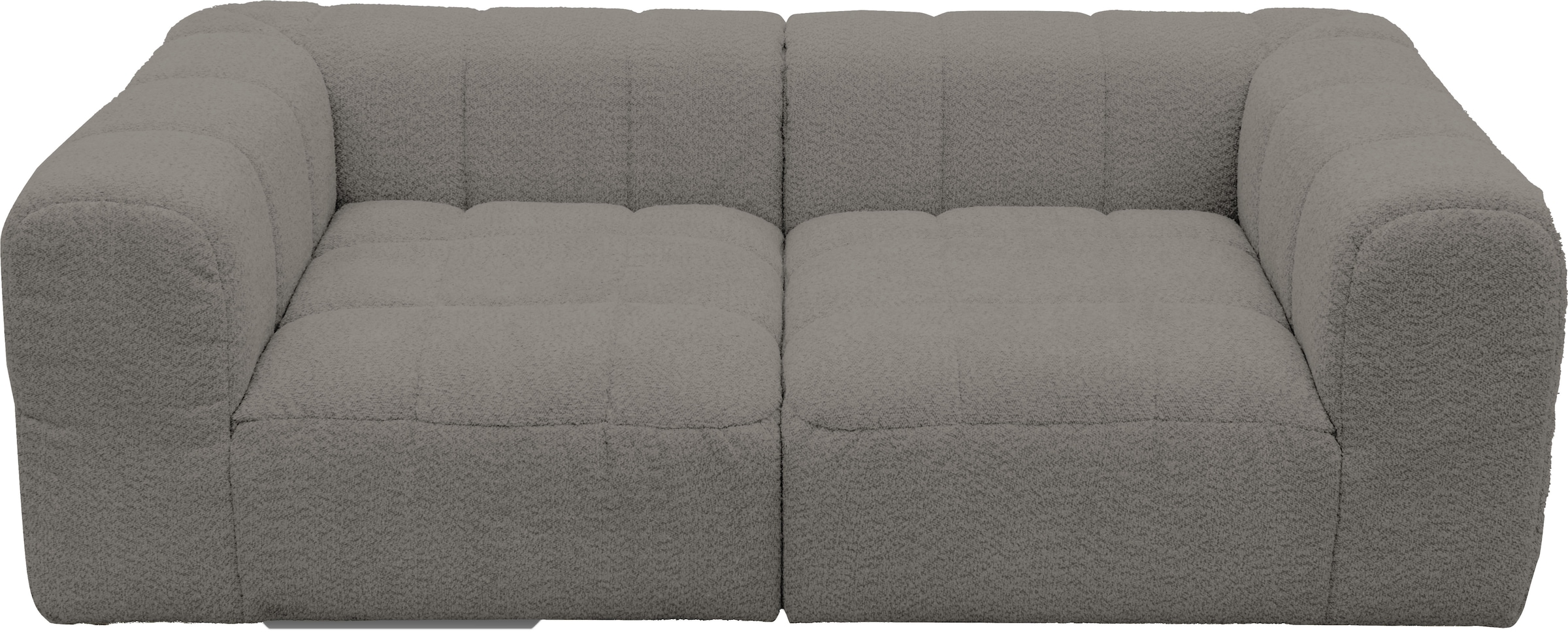 DOMO collection Big-Sofa »800019 Megasofa in 2 Breiten, Kassettensteppung, modern, Federkern«, (2 St.), Bigsofa mit Taschenfederkern und Kassettensteppung
