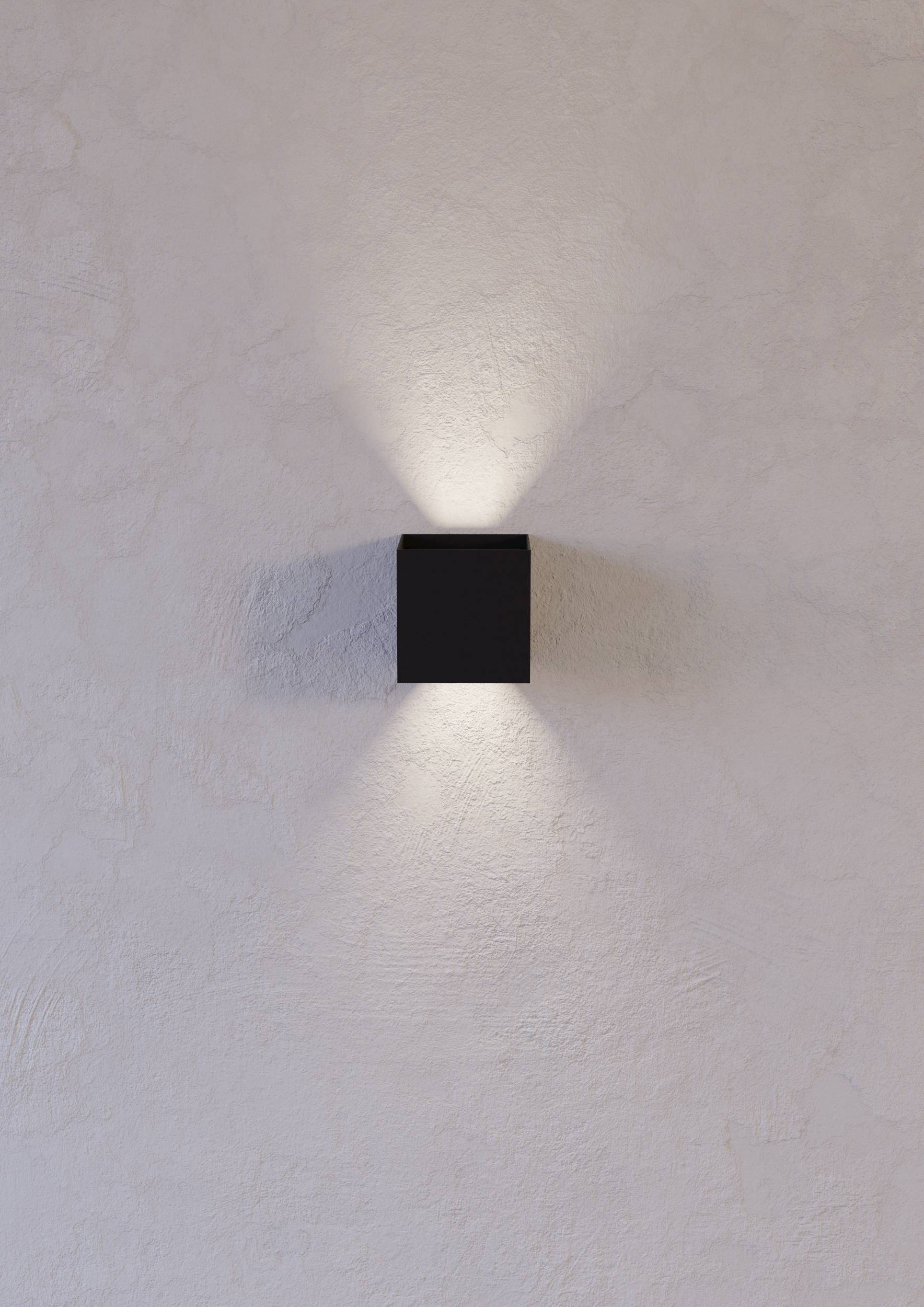 EGLO Wandleuchte »Valmontone Wandlampe,innen, Würfel, indirekte Up und Down Beleuchtung« LED-Modul 1 Stk. Warmweiß