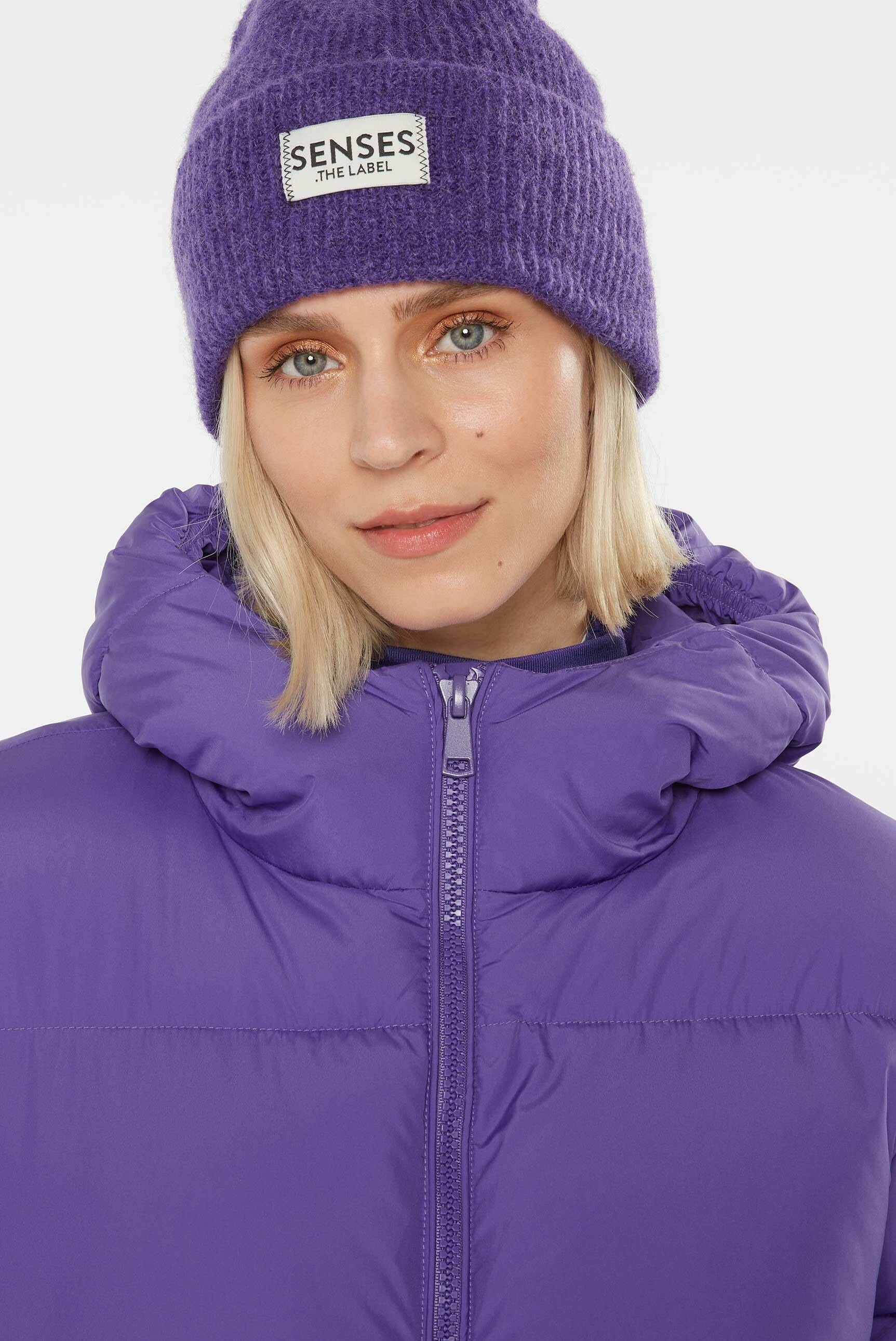 SENSES.THE LABEL Winterjacke mit Kapuze mit elastischen Steppnähten