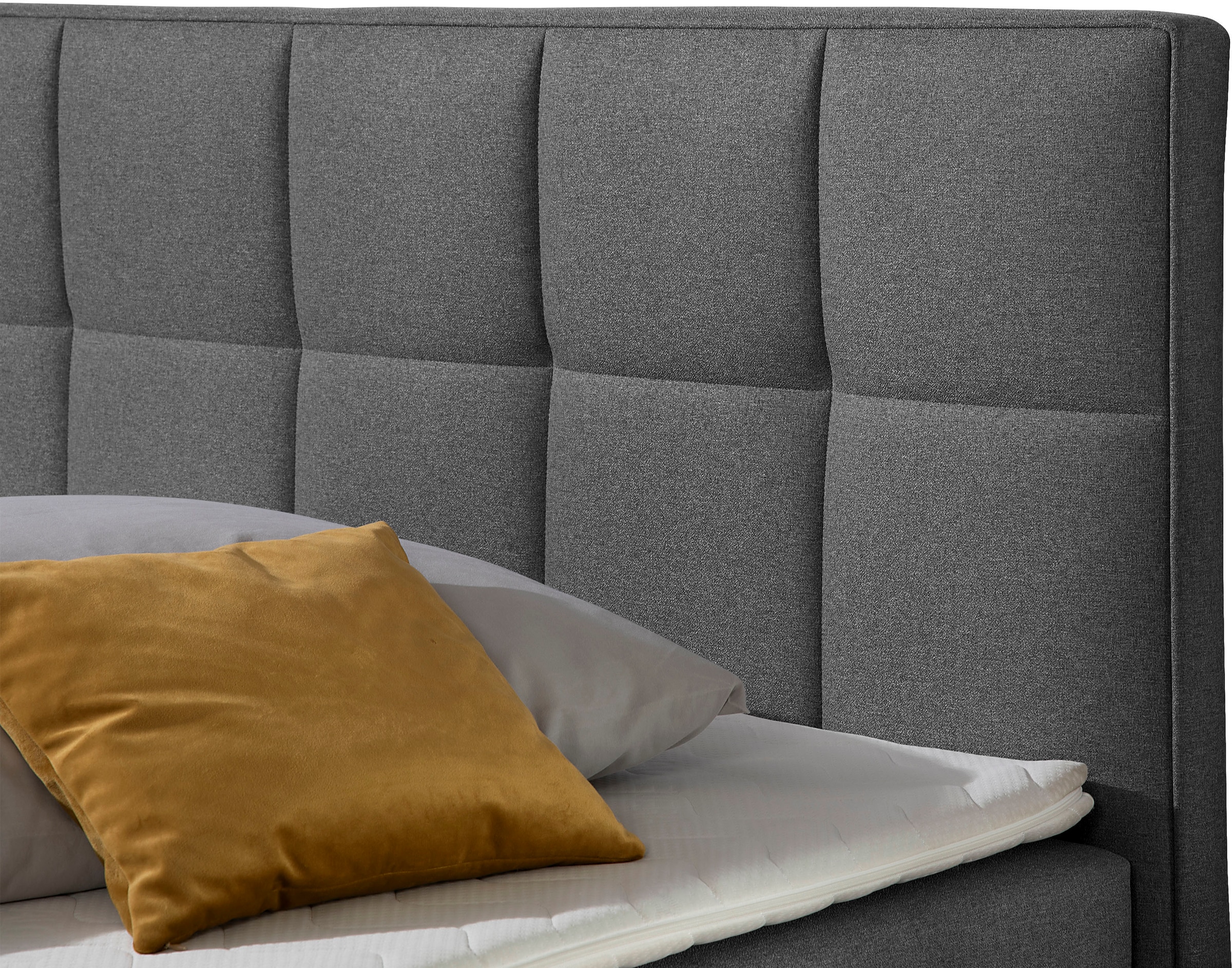 Home affaire Boxbett »Niemes inkl. Bettkasten und Topper, auch in Überlänge erhältlich« Boxbett mit Bettkasten, inkl. Topper