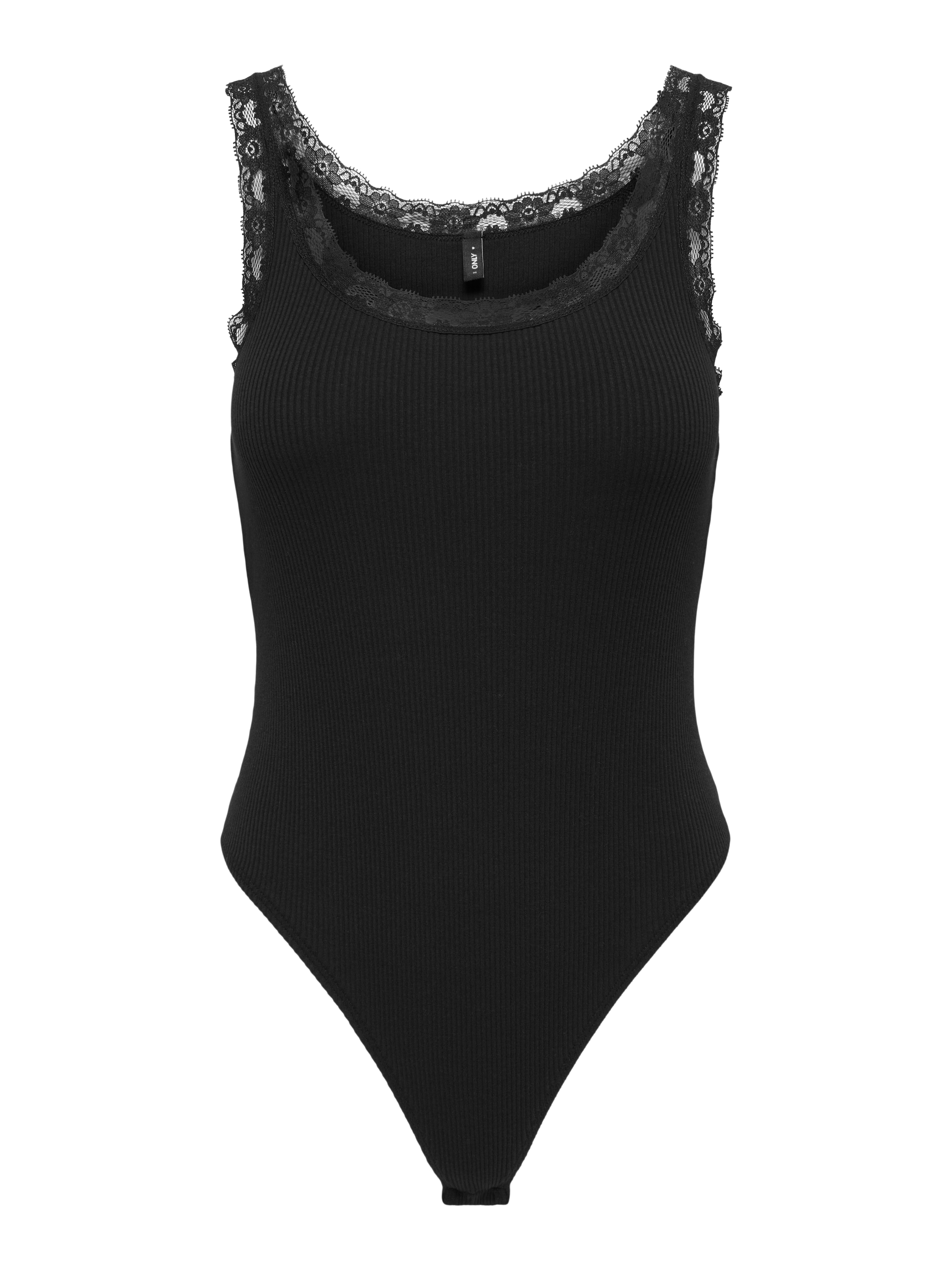 ONLY Body "ONLVINI S/L LACE BODYSUIT RS JRS" Baumwollmischung, Spitze