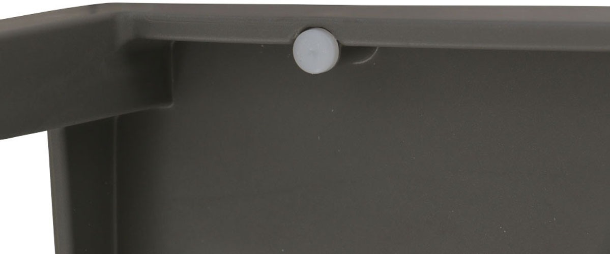 Siena Garden Gartensessel »Square 2er Set Stapelsessel grau« Set, 2 Stk. tlg. Gestell, Polypropylen/Glasfaser