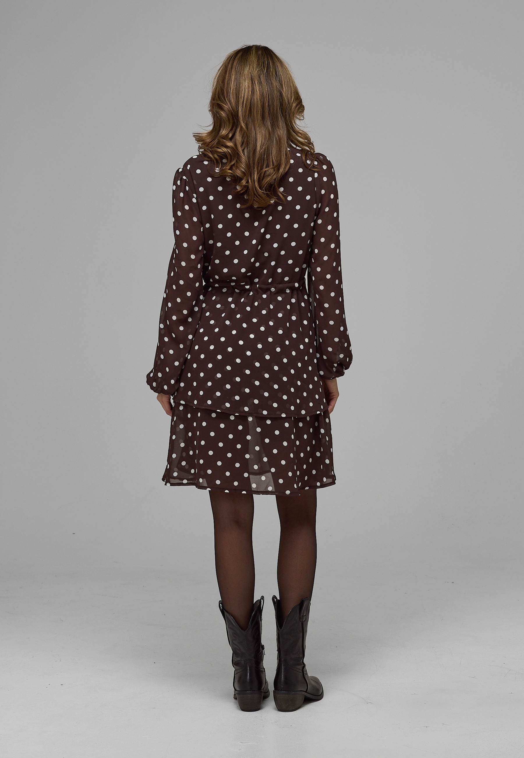 ESTELOU A-Linien-Kleid »ESTELOU Polka Dot Dress« 1 tlg.