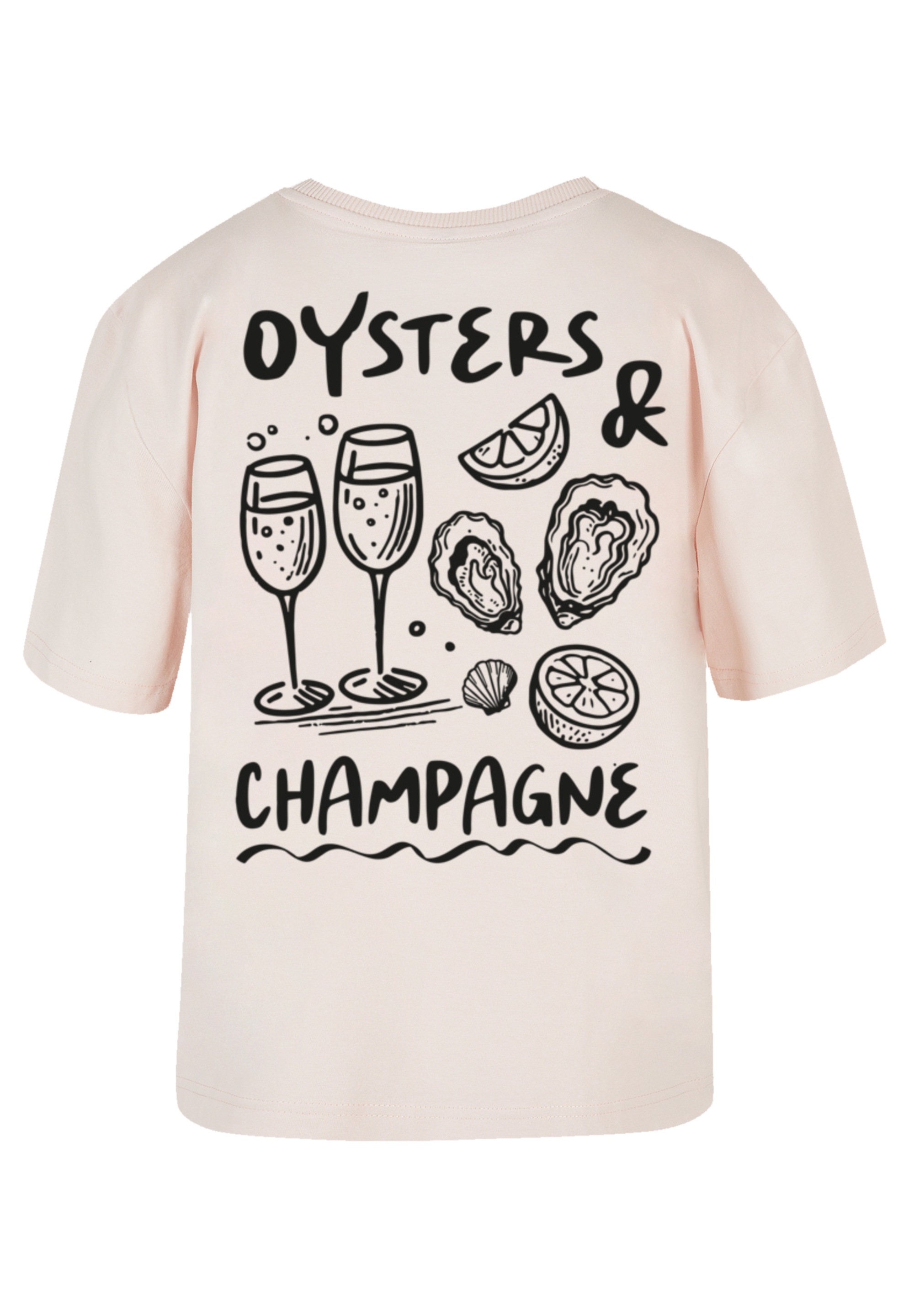 F4NT4STIC T-Shirt »Oysters And Champagne Summer«, Premium Qualität