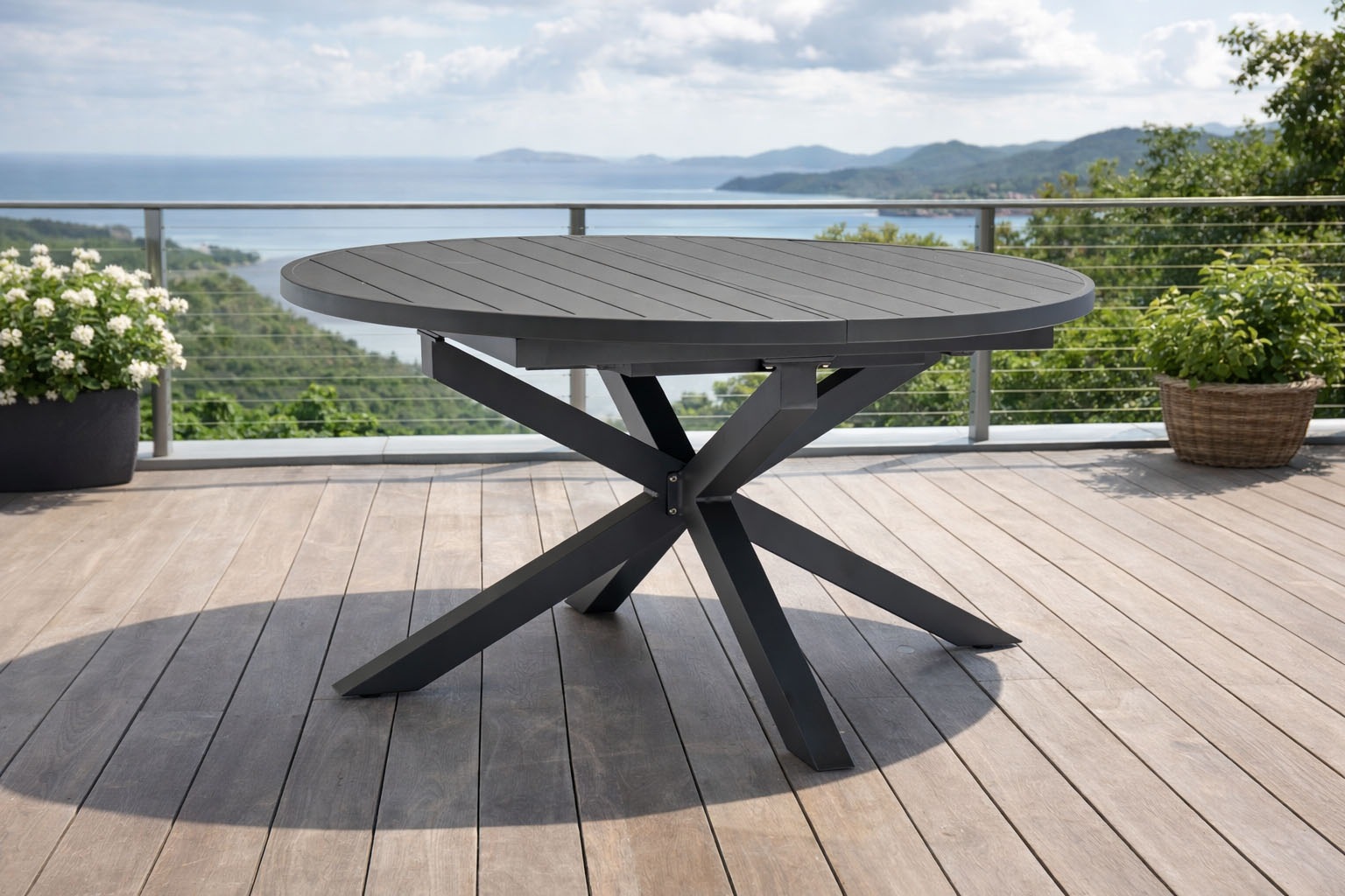 Destiny Esstisch »ARONA« Ø145/ (oval 199x145)x75cm, Aluminium