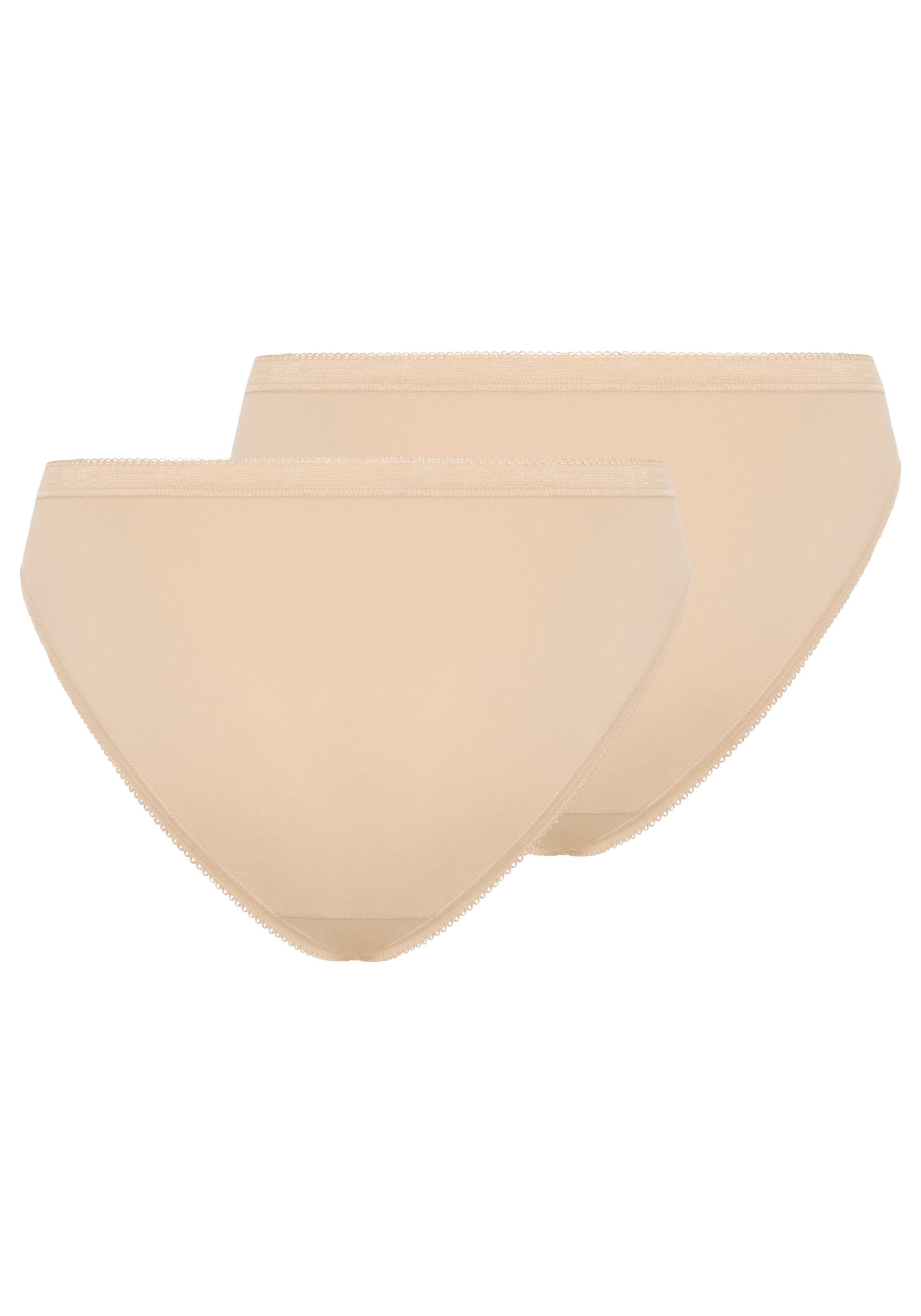 sloggi Tai-Slip »Basic+«, (2er Pack), perfekter Sitz, Baumwollmix, elastisch, weiche Nähte
