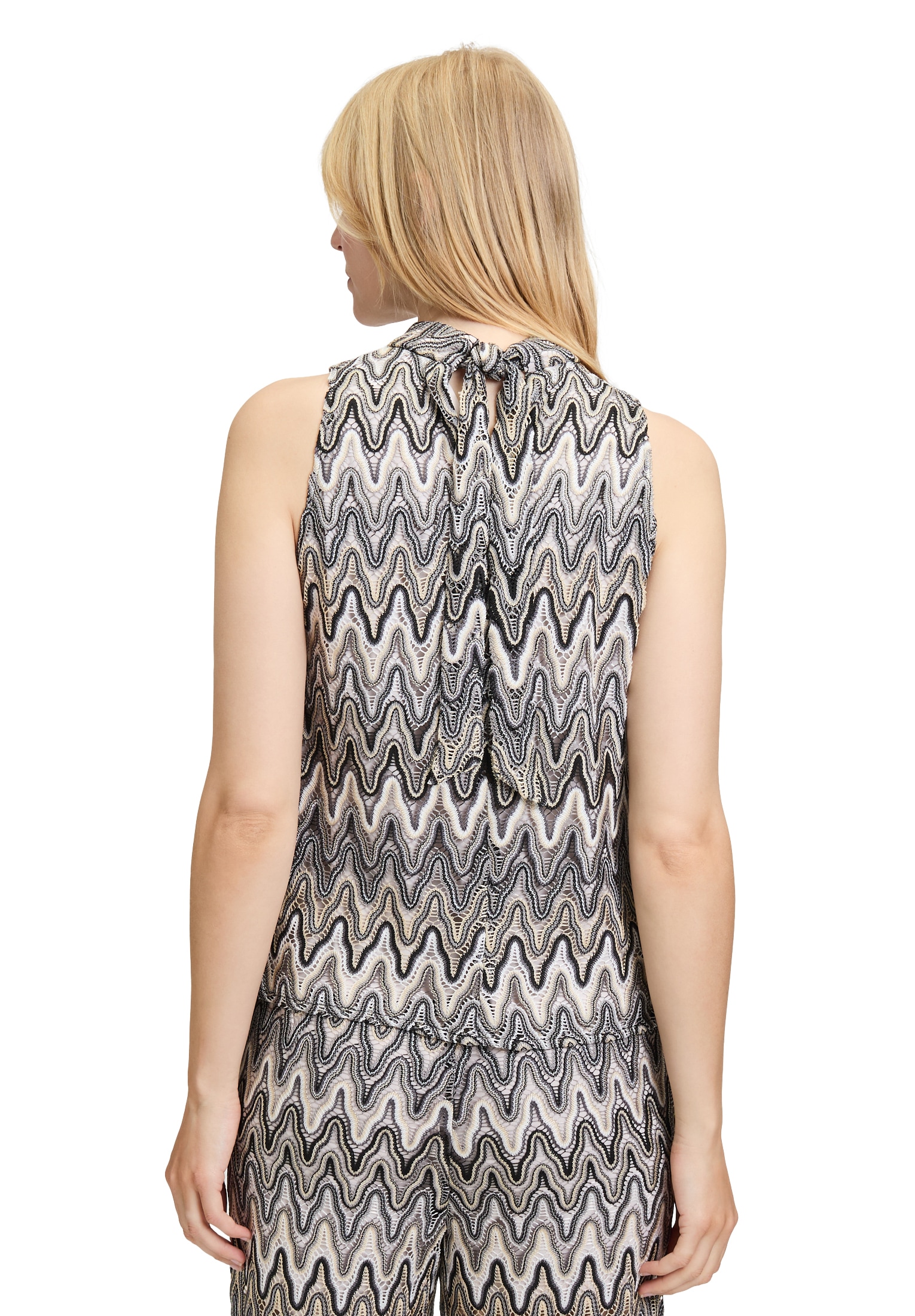 Betty Barclay Blusentop »Betty Barclay Crop-Top mit Stehkragen«
