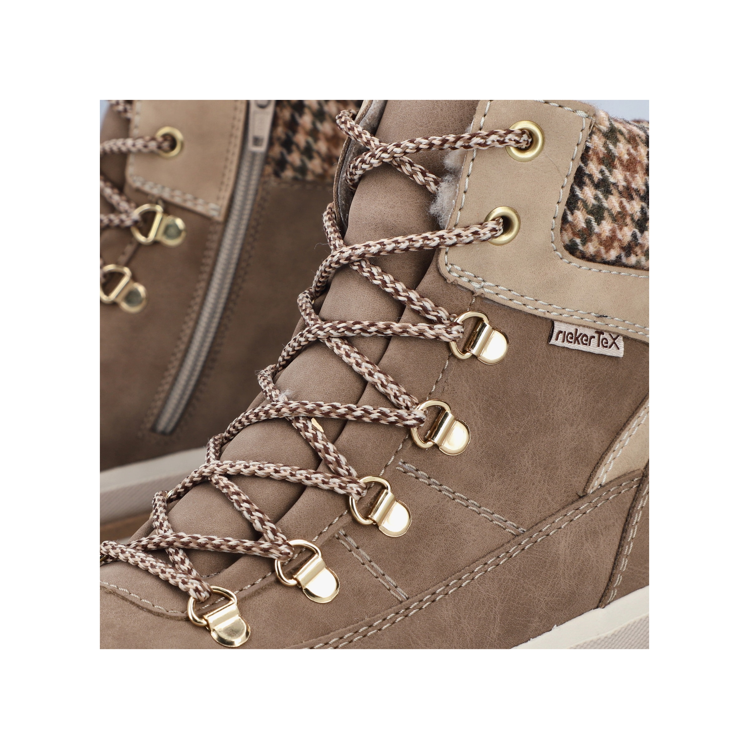 Rieker Winterboots  Winterstiefelette, Outdoorboots mit modischem Kragen
