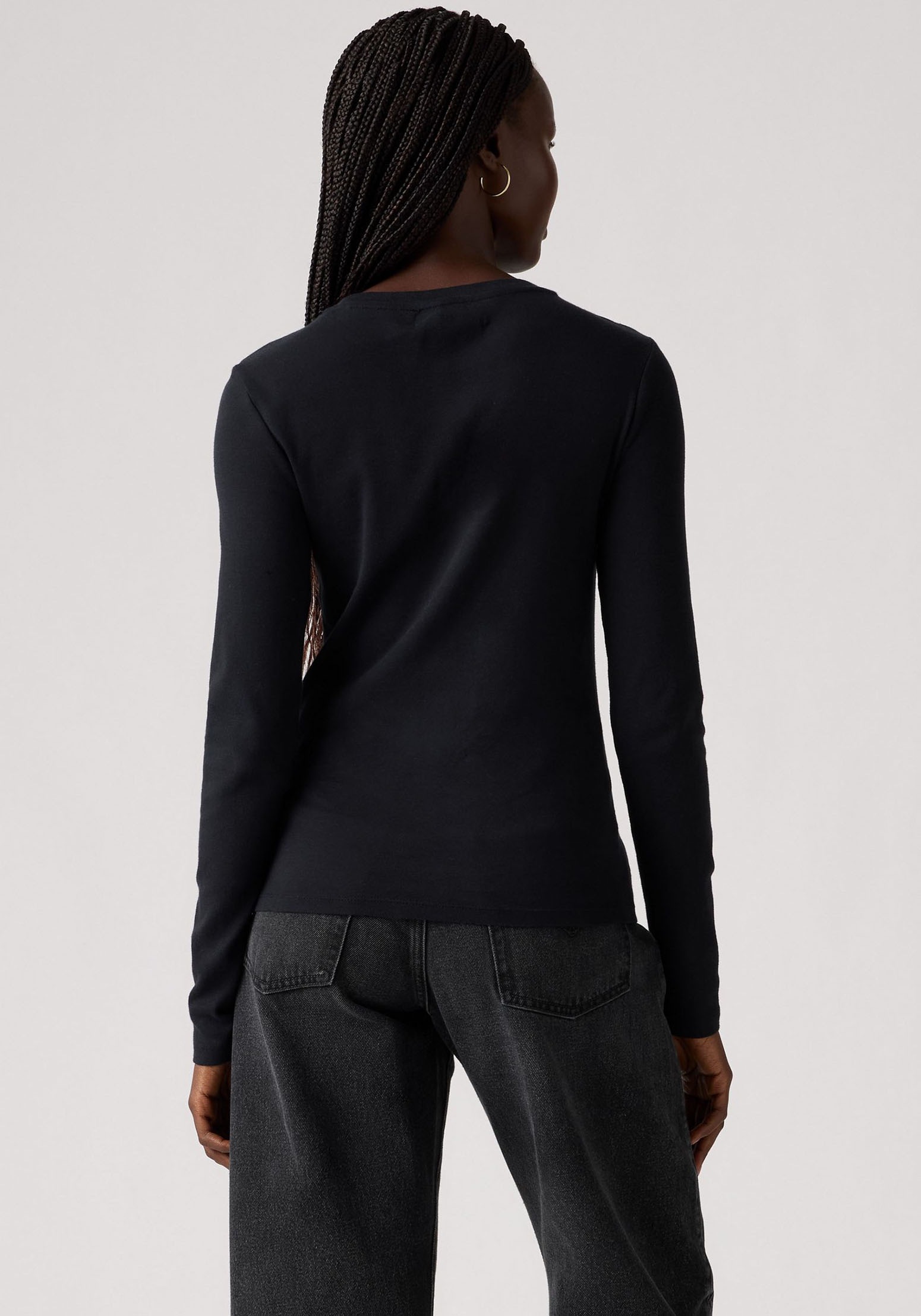 Levi's® Langarmshirt »GR ESSENTIAL LS T«, mit Glitzersteinen