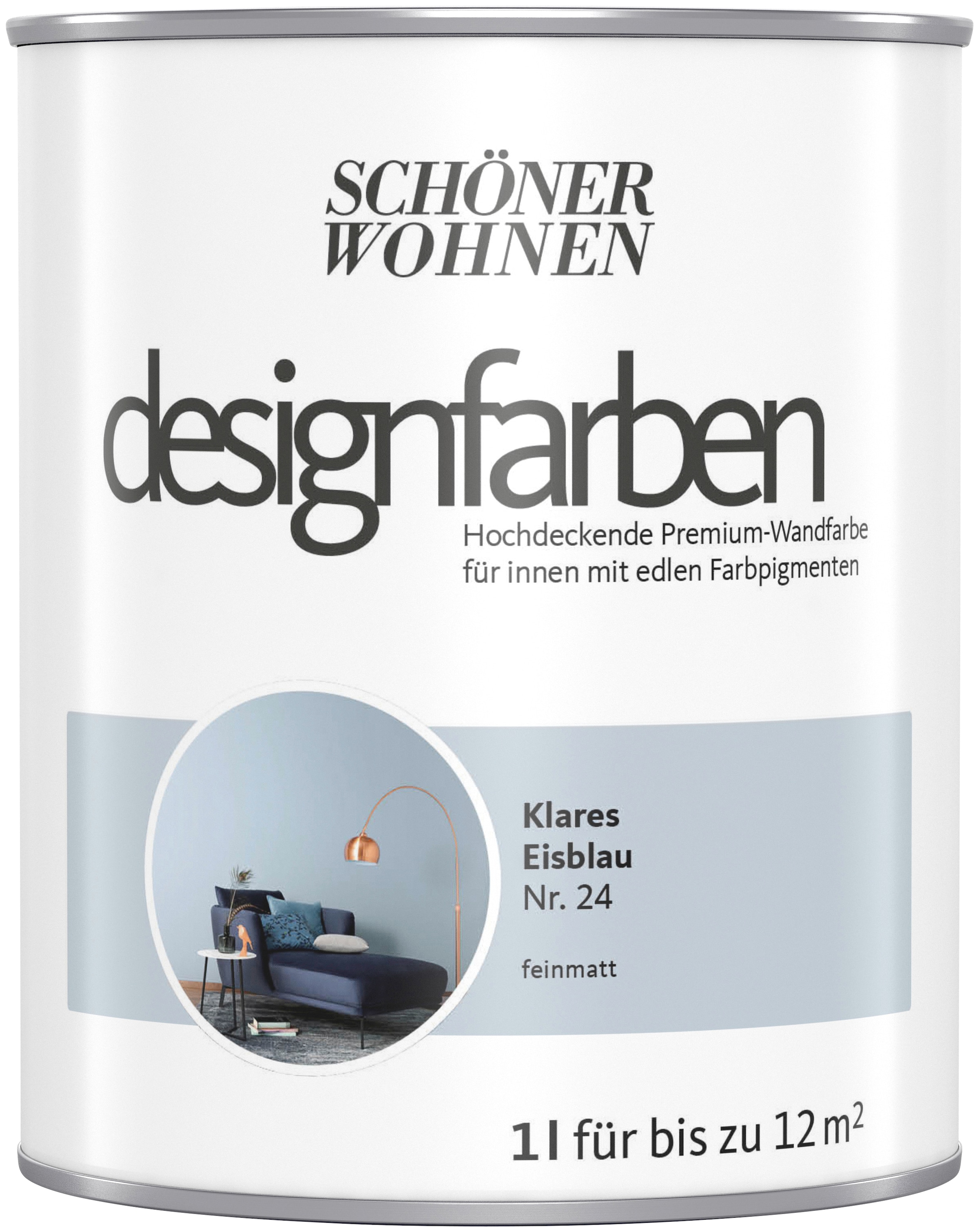 Farbwelt WOHNEN BAUR Premium- SCHÖNER »designfarben«, Wandfarbe, Wandfarbe | FARBE hochdeckende Blau günstig