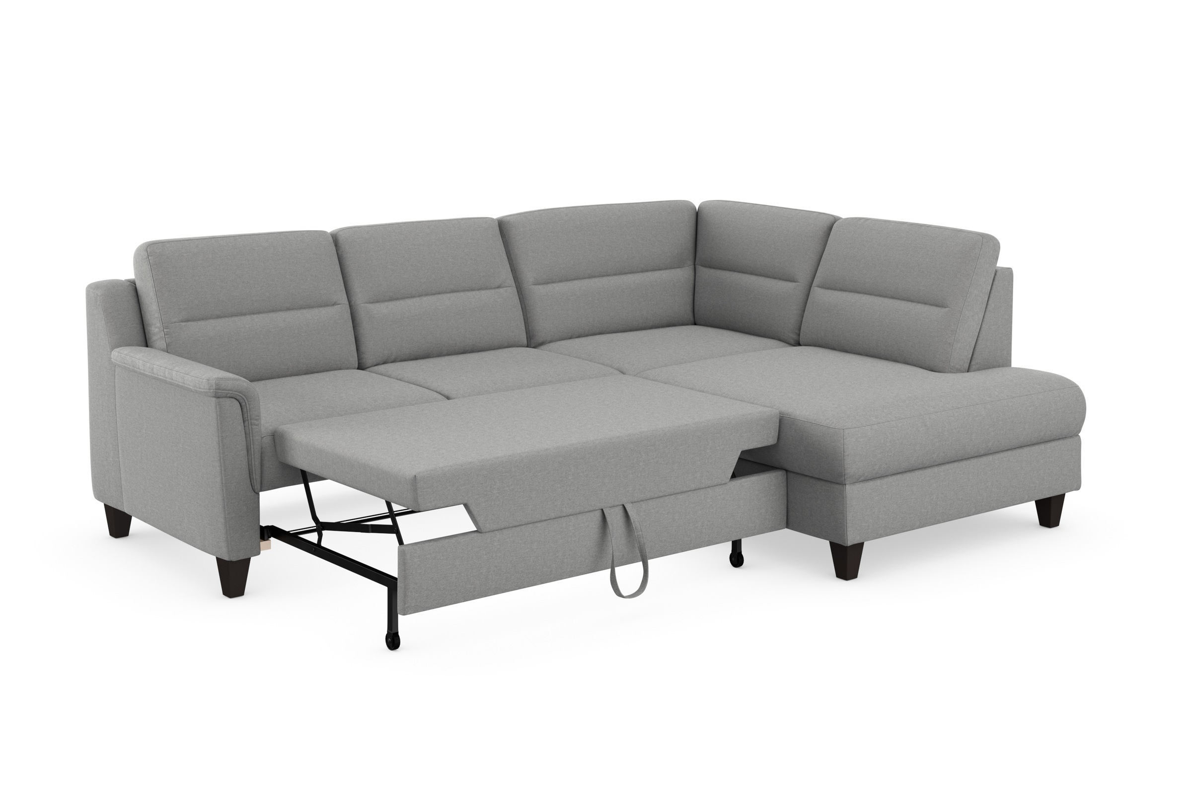 sit&more Ecksofa »Farö L-Form«, inklusive Federkern, wahlweise mit Bettfunktion und Bettkasten