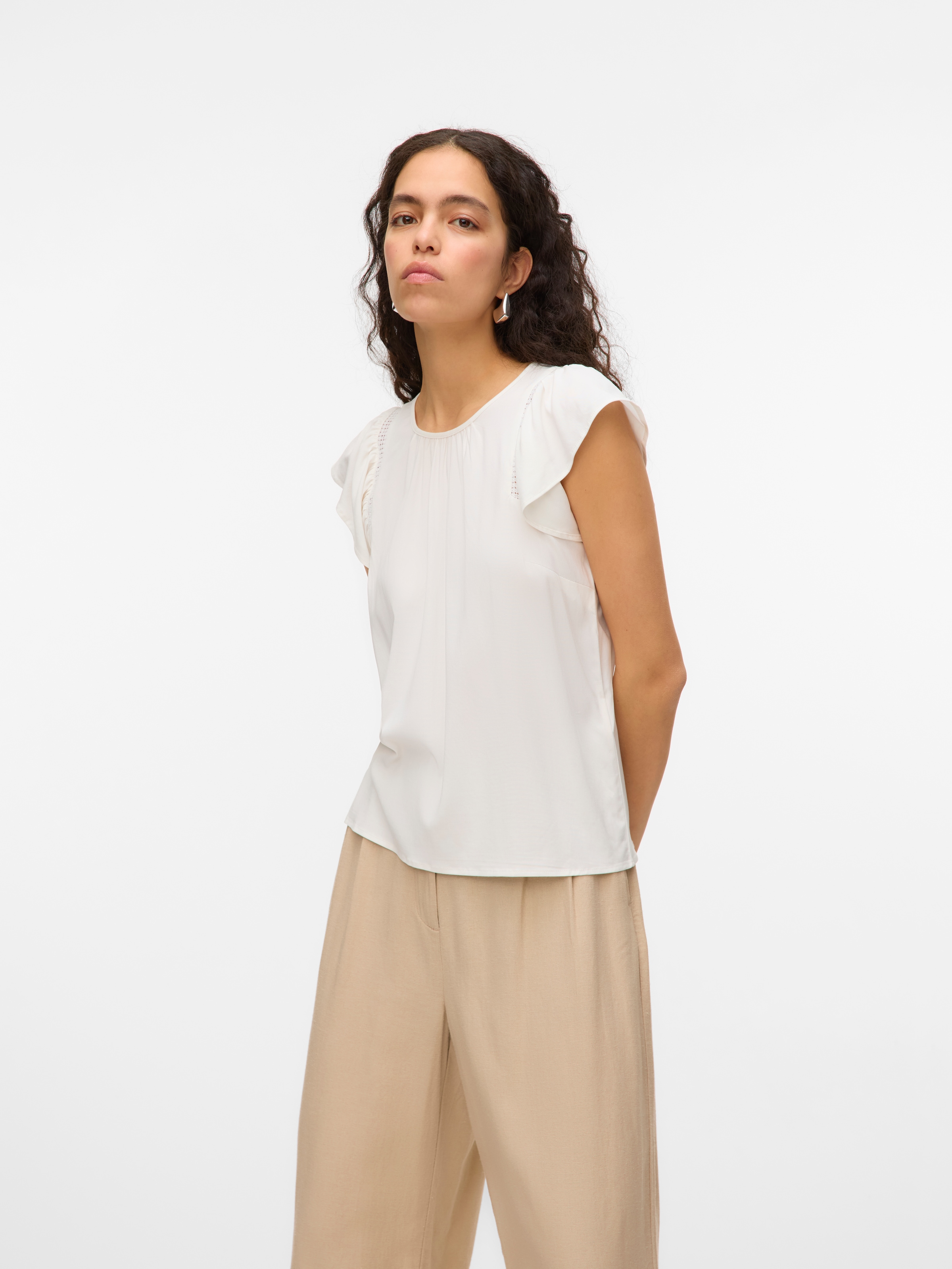 Vero Moda "VMBELLA SS LACE TOP WVN GA NOOS" günstig online kaufen