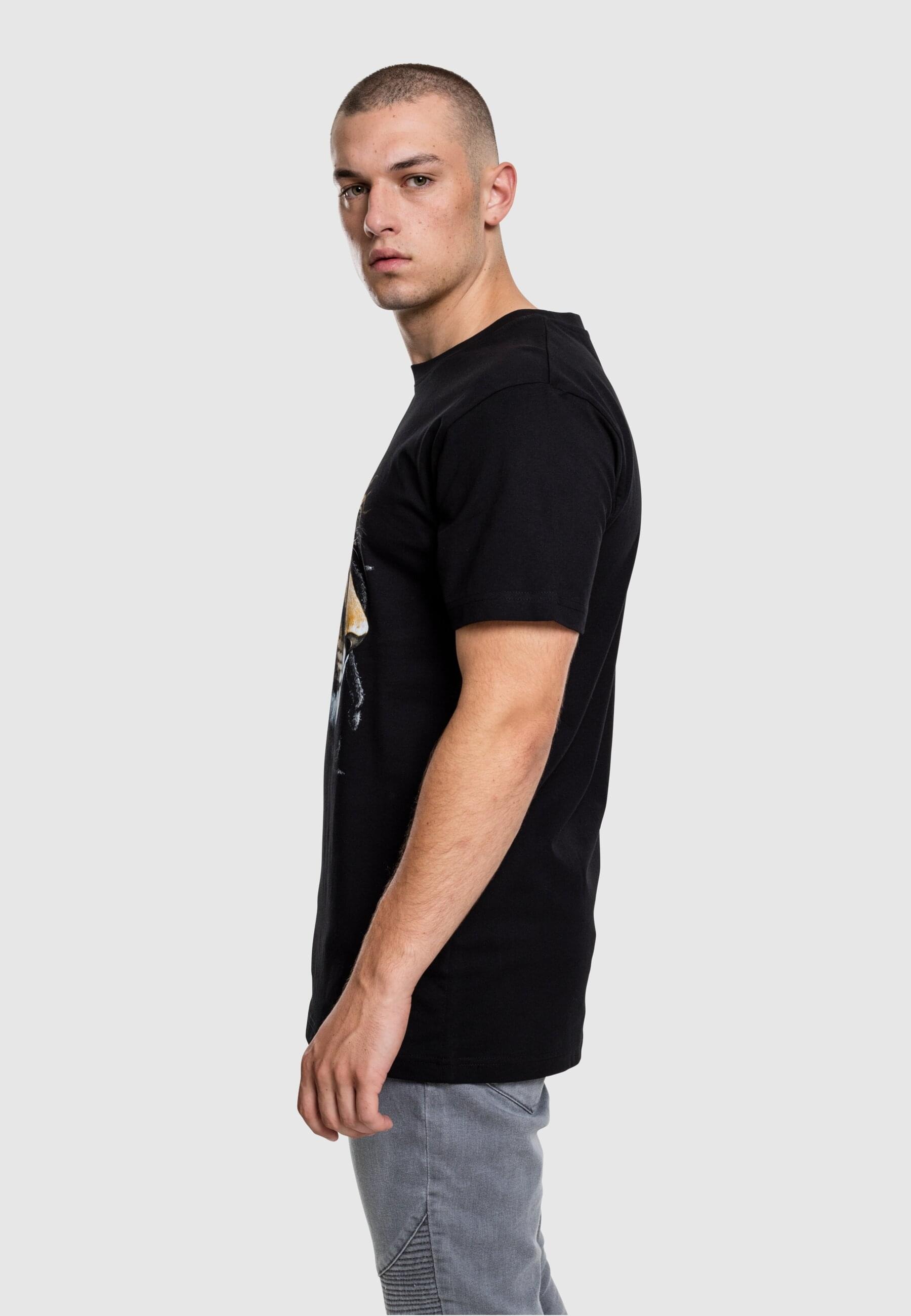 MisterTee T-Shirt »MisterTee Herren Bob Marley Lion Face Tee«, (1 tlg.)