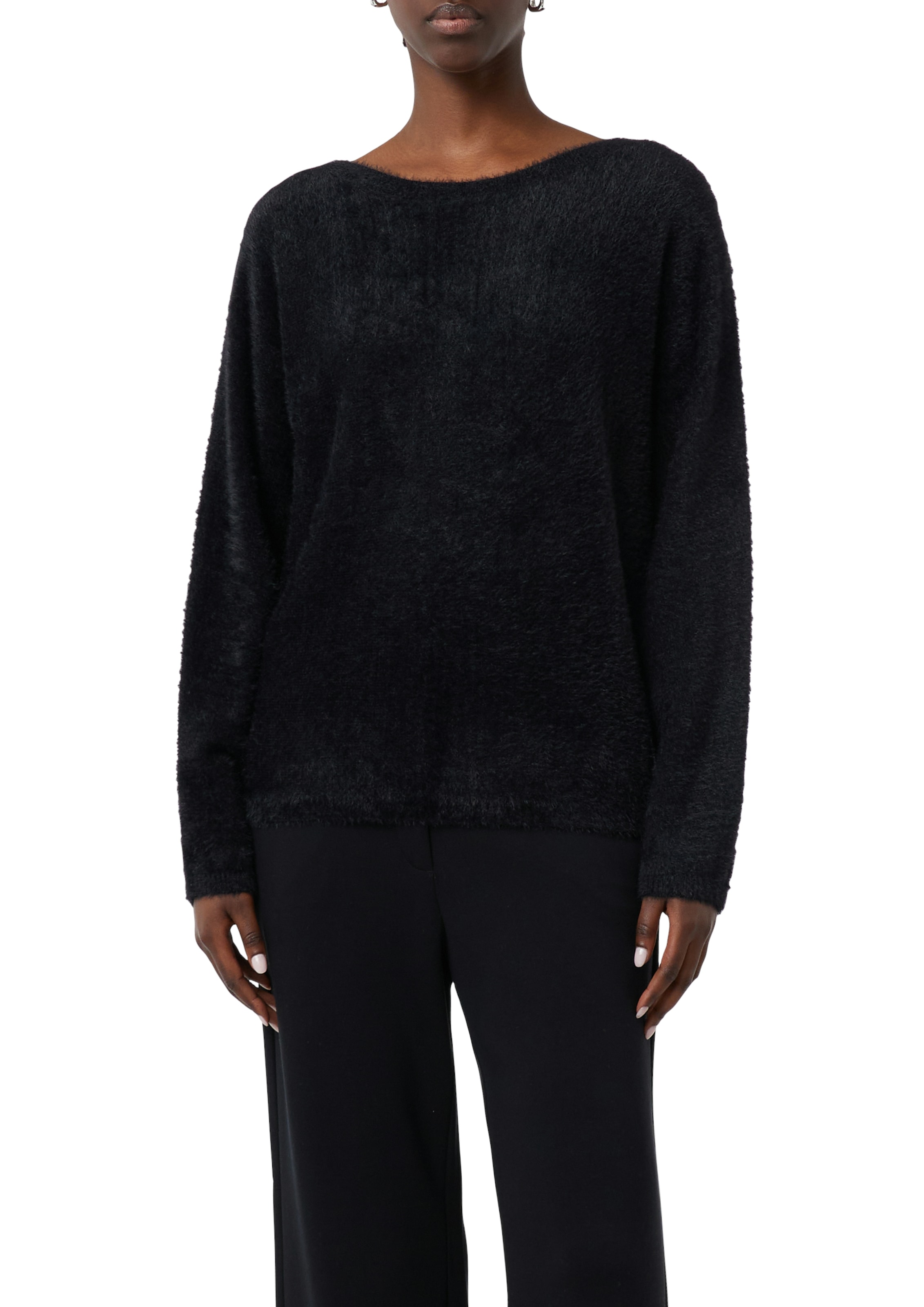 Comma Strickpullover mit extra weichem Plüsch