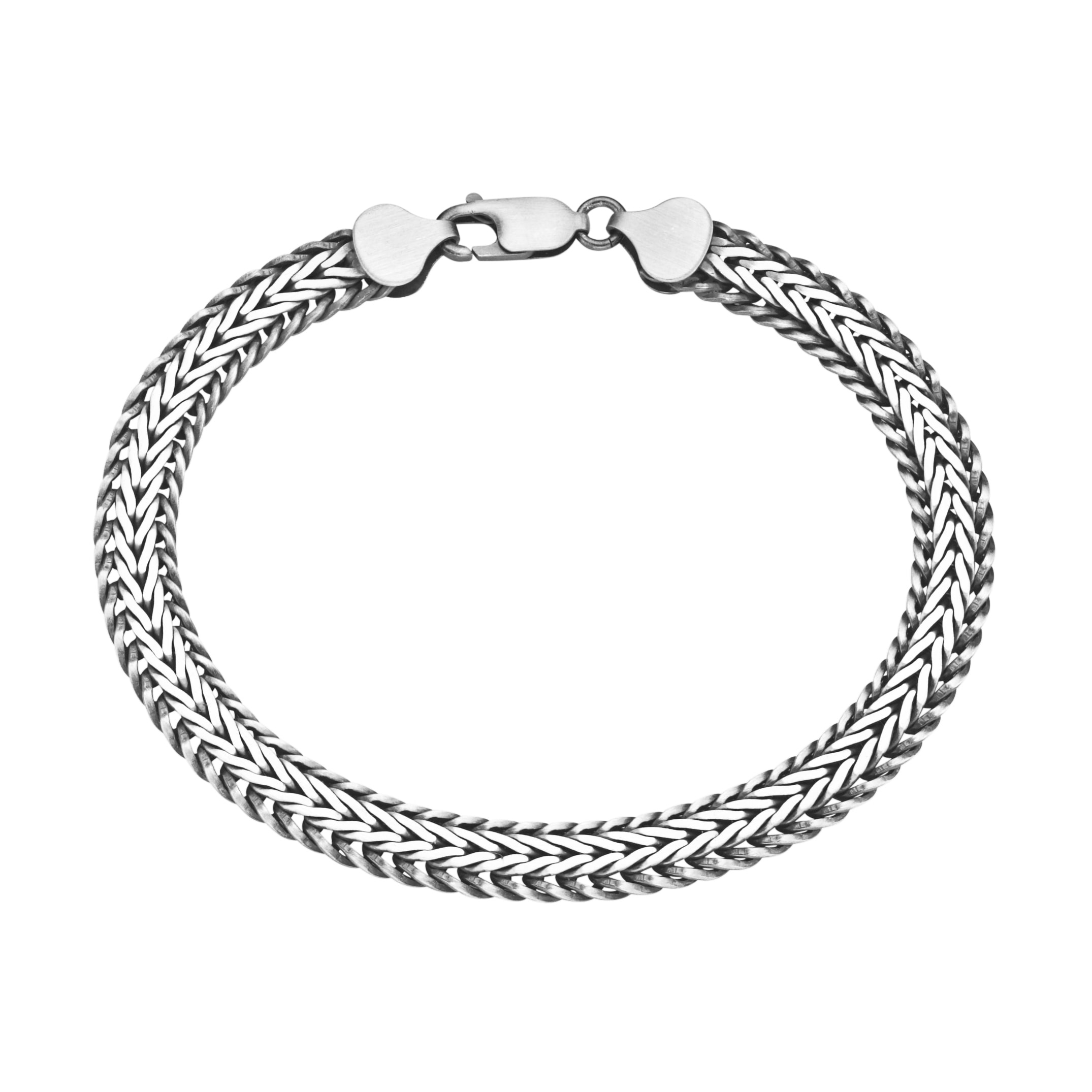 GIORGIO MARTELLO MILANO Armband "Geflochtene Fantasiekette, massiv, Silber 925"