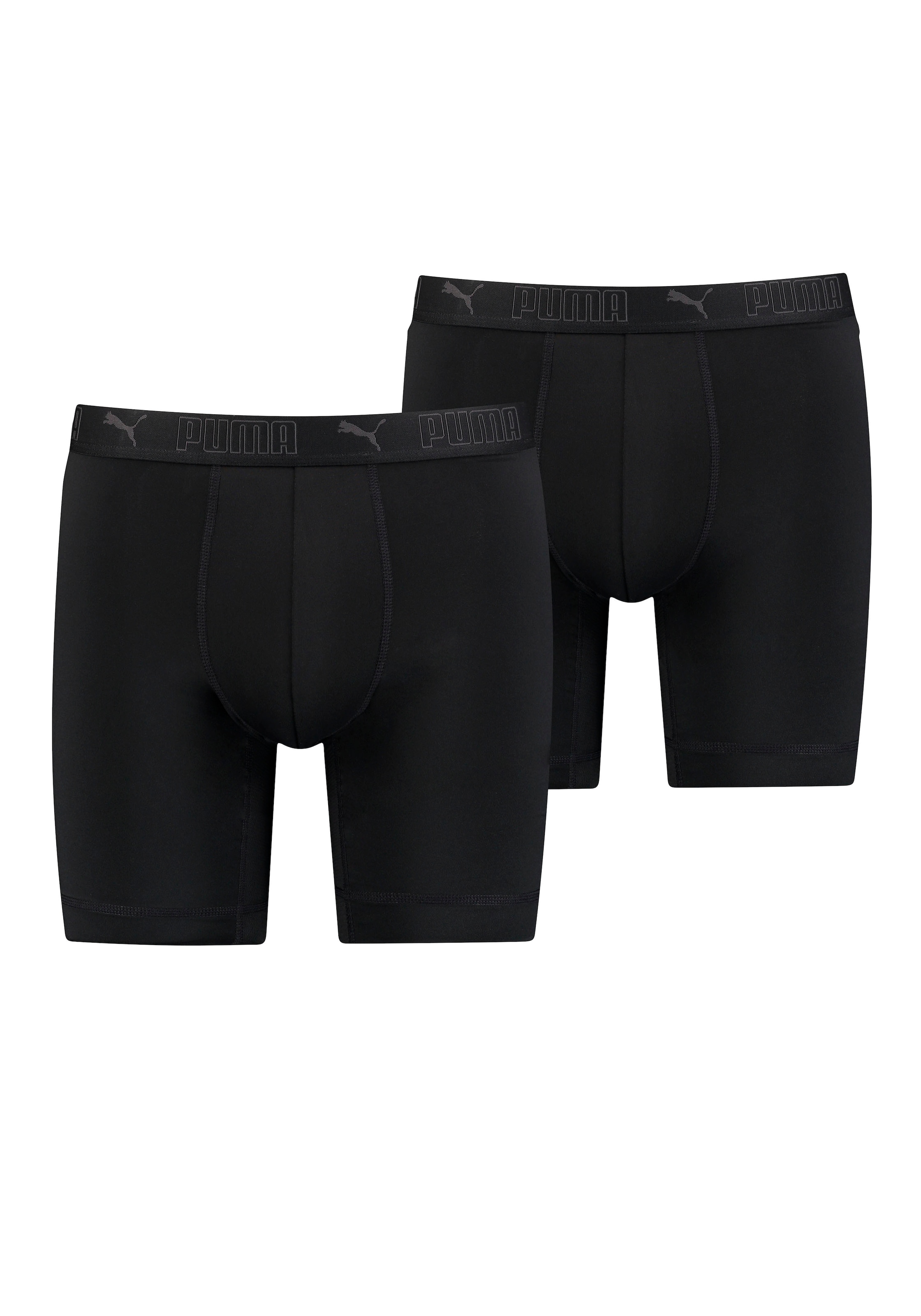 PUMA Boxershorts "PUMA MEN SPORT MICROFIBER LONG BOXERS 2P", (Packung, 2er günstig online kaufen