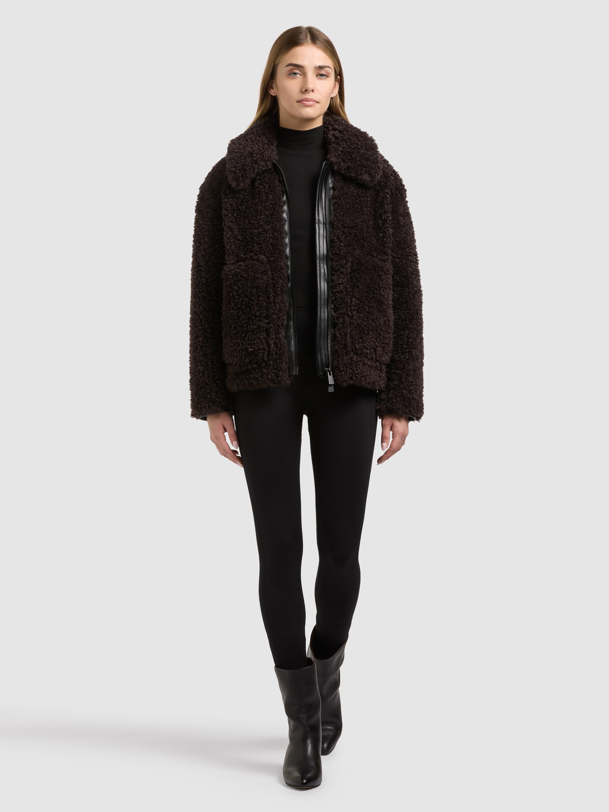 khujo Winterjacke »ELOWYN« ohne Kapuze