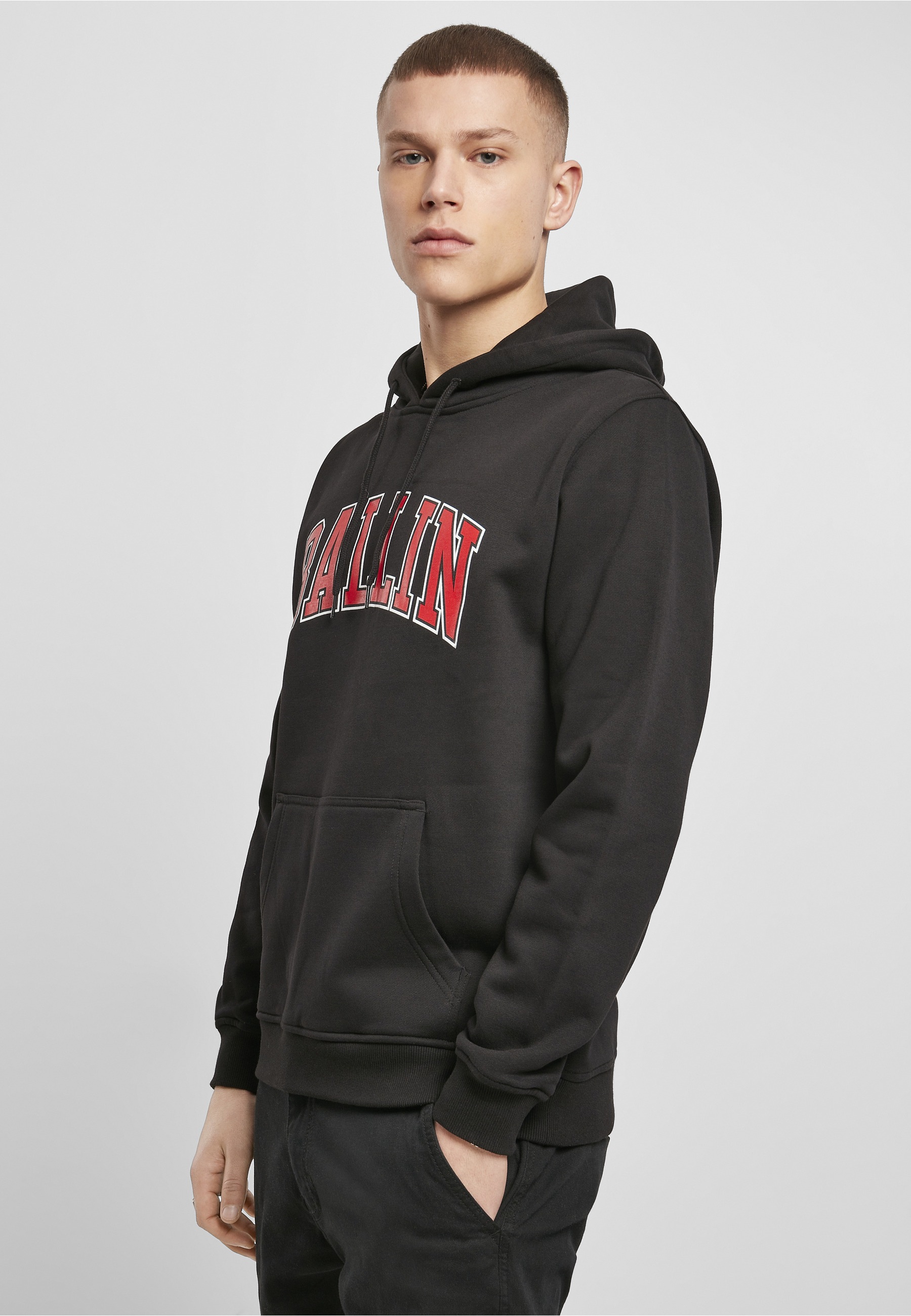 MisterTee Rundhalspullover »MisterTee Herren Ballin 23 Hoody« 1 Stk.