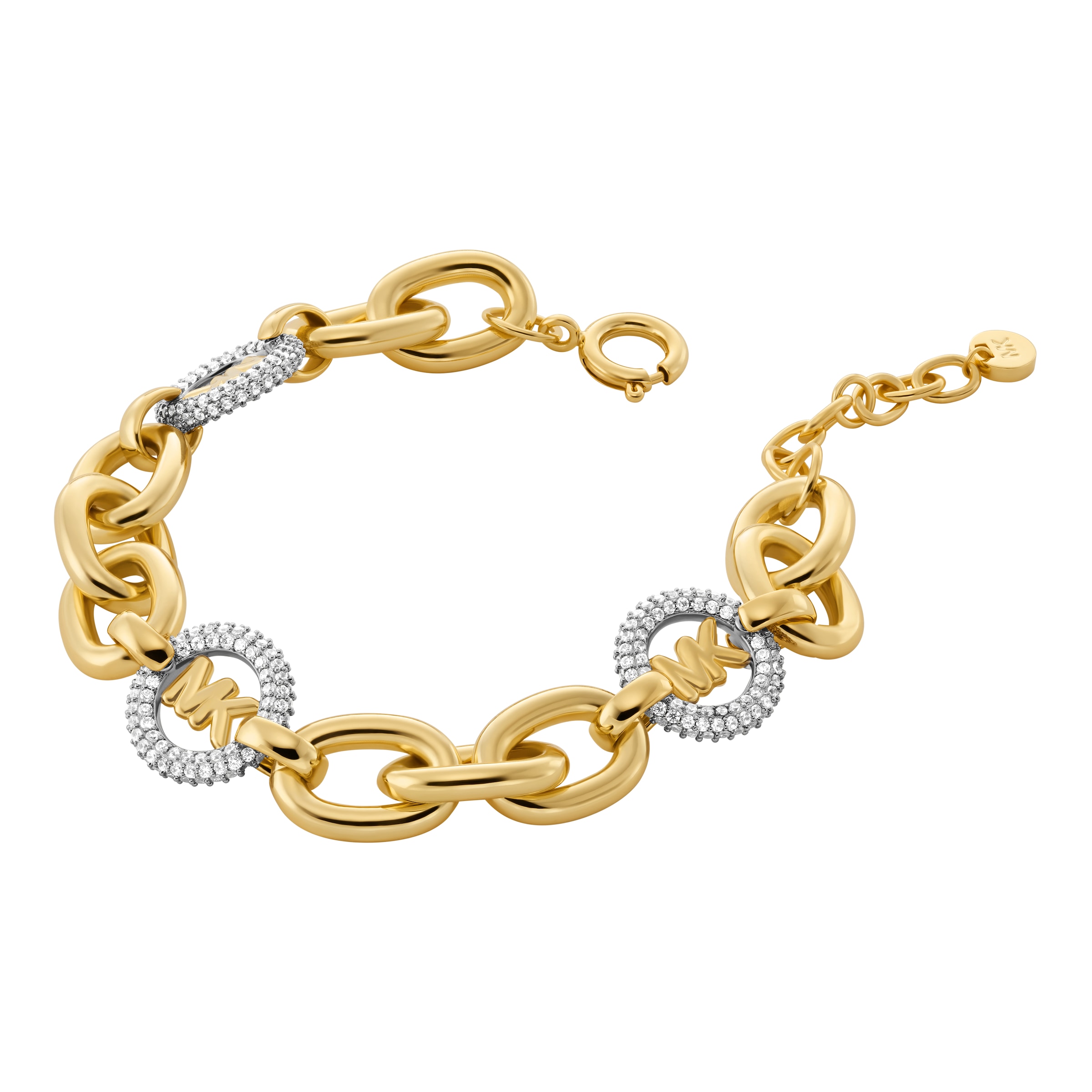 MICHAEL KORS Armband »Schmuck Geschenk Metall Armkette PREMIUM«, mit Zirkonia (synth.)