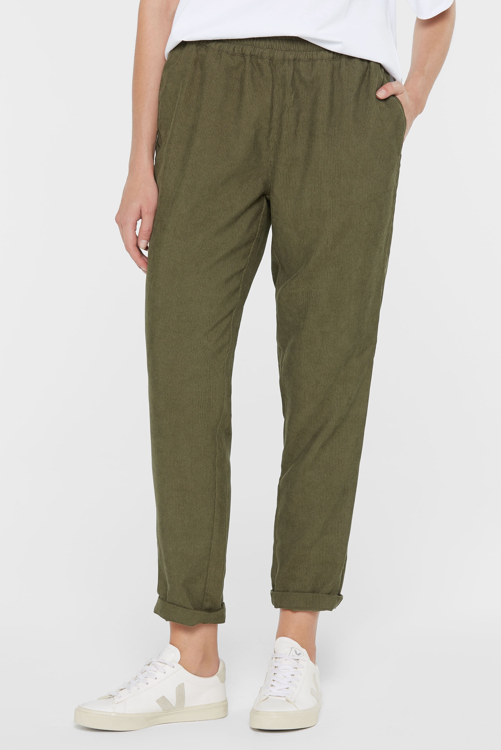 SENSES.THE LABEL Cordhose, mit Elastikbund günstig online kaufen