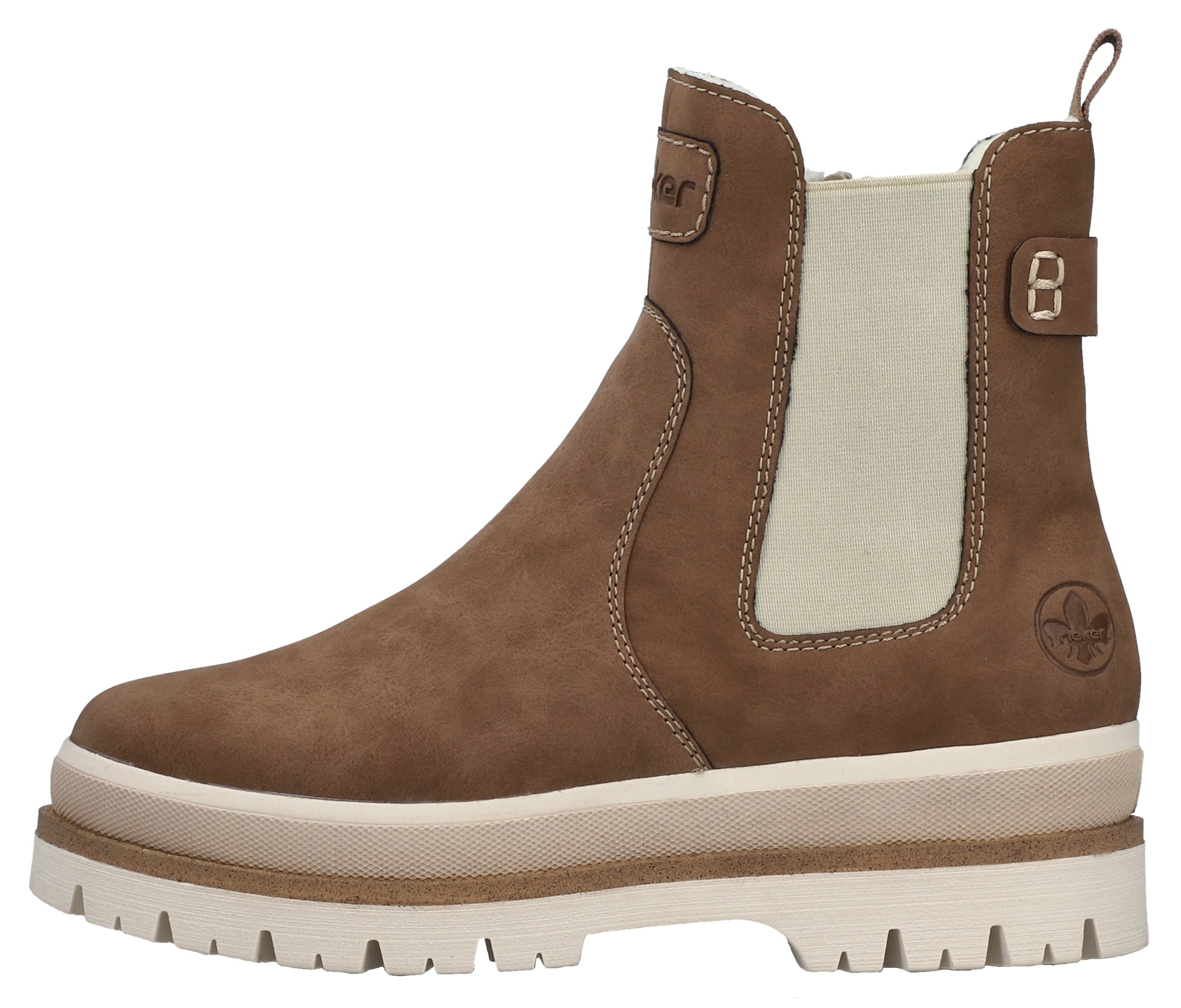 Rieker Winterboots, Chelseaboots, Plateauboots, Stiefelette mit Innenreißverschluss