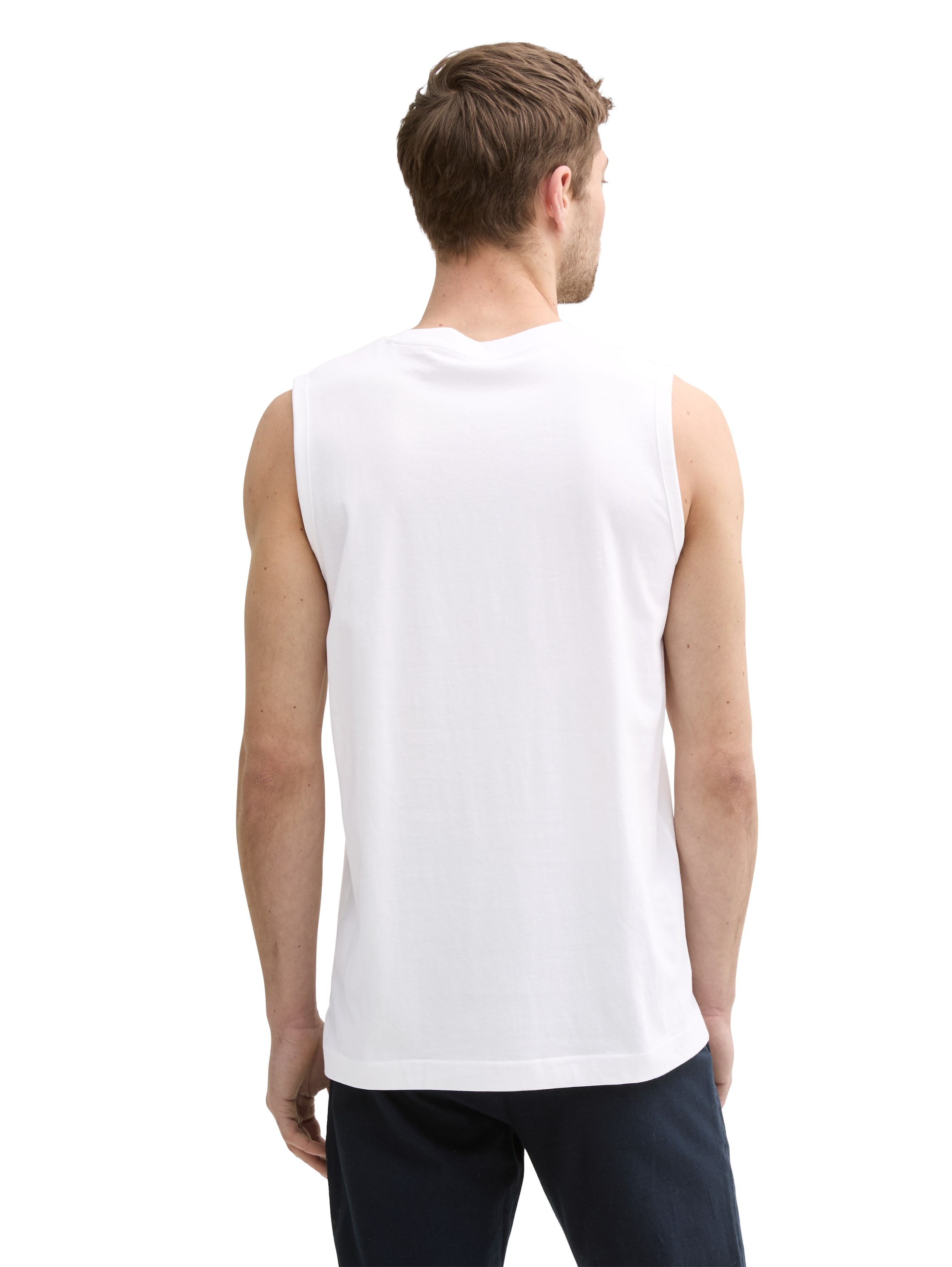 TOM TAILOR T-Shirt, (Packung, 2 tlg.), mit Logo-Print