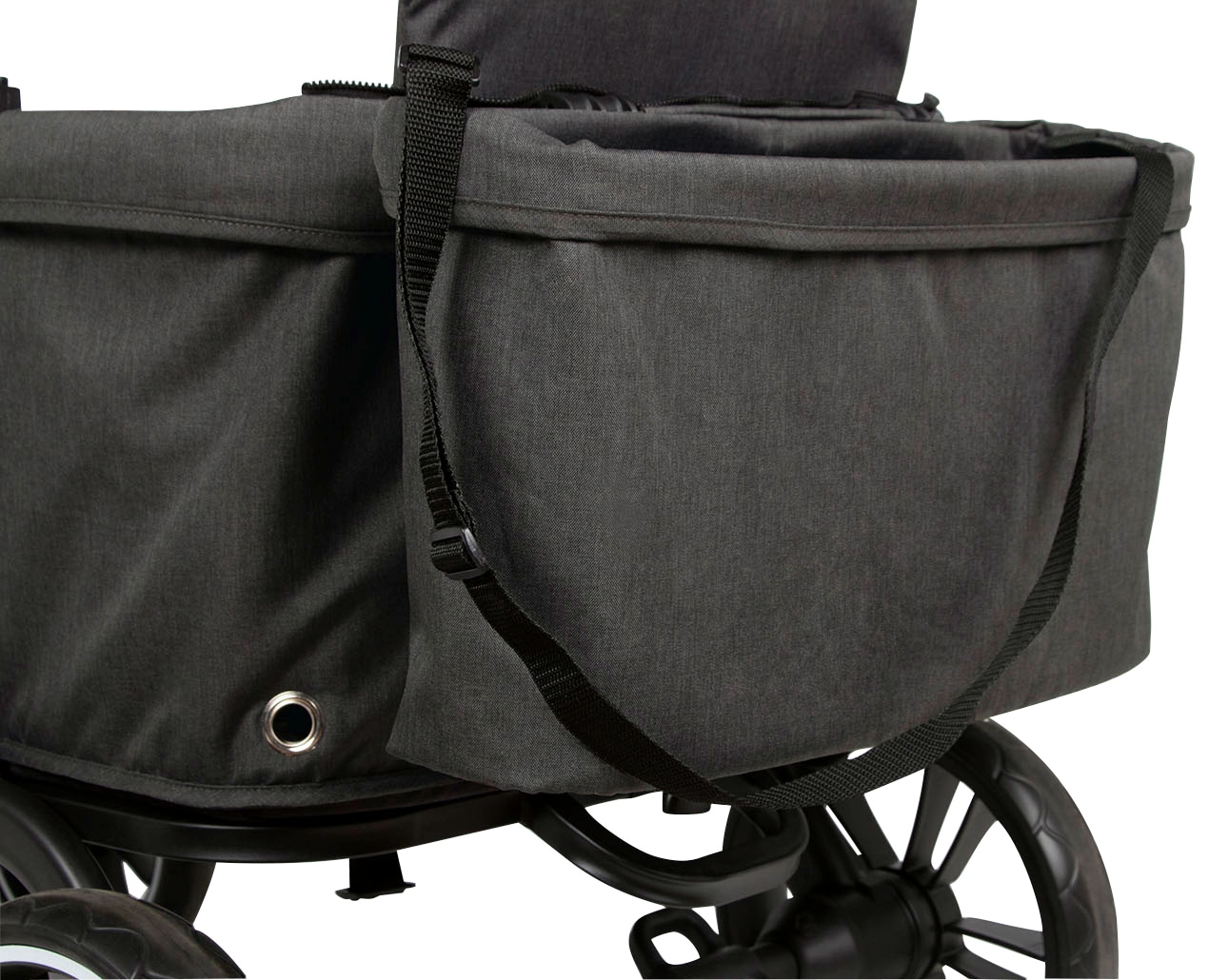 Pinolino® Bollerwagen »Cruiser Premium«, (Set), BxTxH: 118x64x116 cm, inkl. Babyschalenadapter und Regenschutzhaube