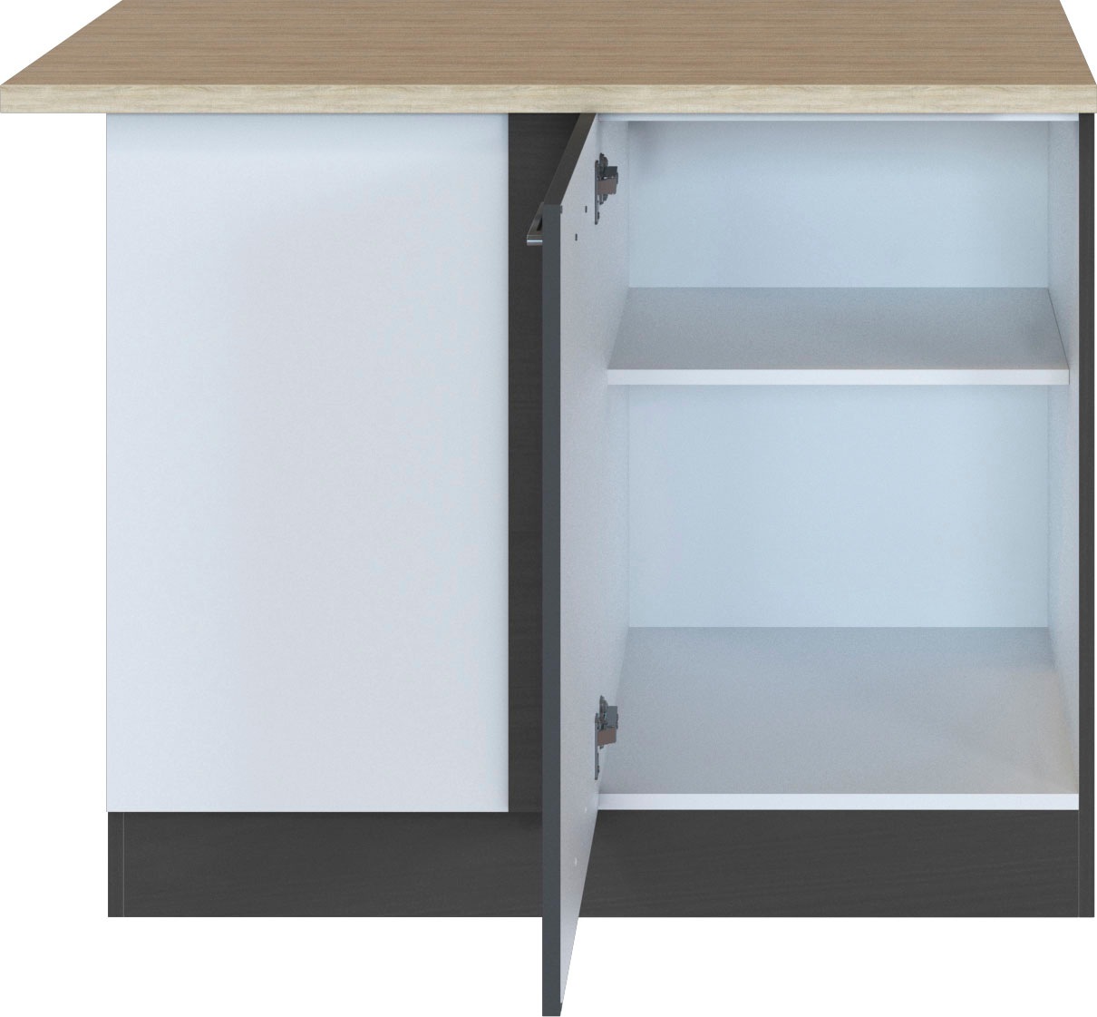 KOCHSTATION Küche »KS-Mali« Stellbreite 210/110 cm, mit E-Geräten