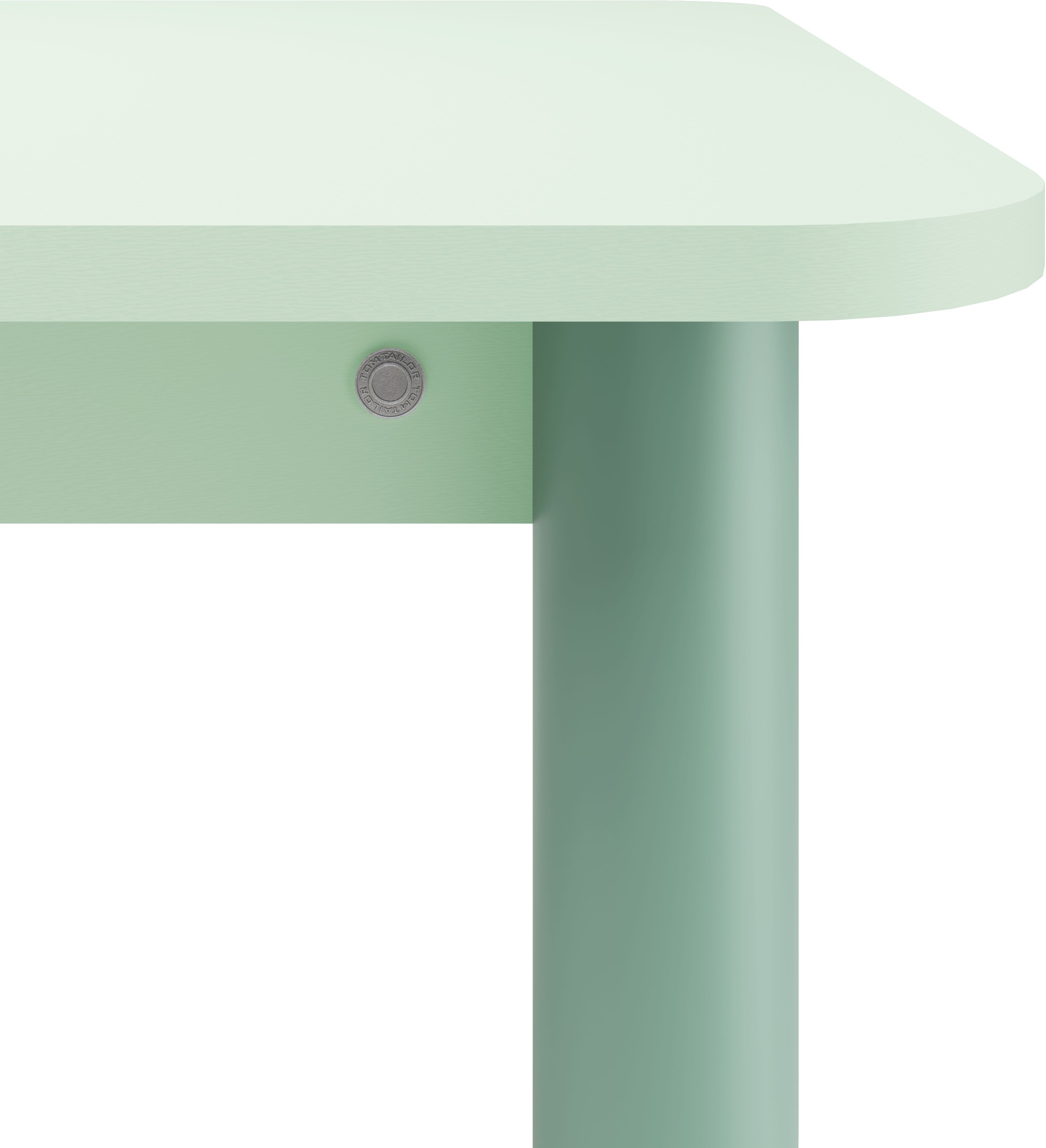 TOM TAILOR HOME Esstisch »COLOR TABLE«, (1 St.), Esstisch, 4-Fuß, 3 Größen, 3 Dekorfarben, 4 Fußfarben, ABS-Kante