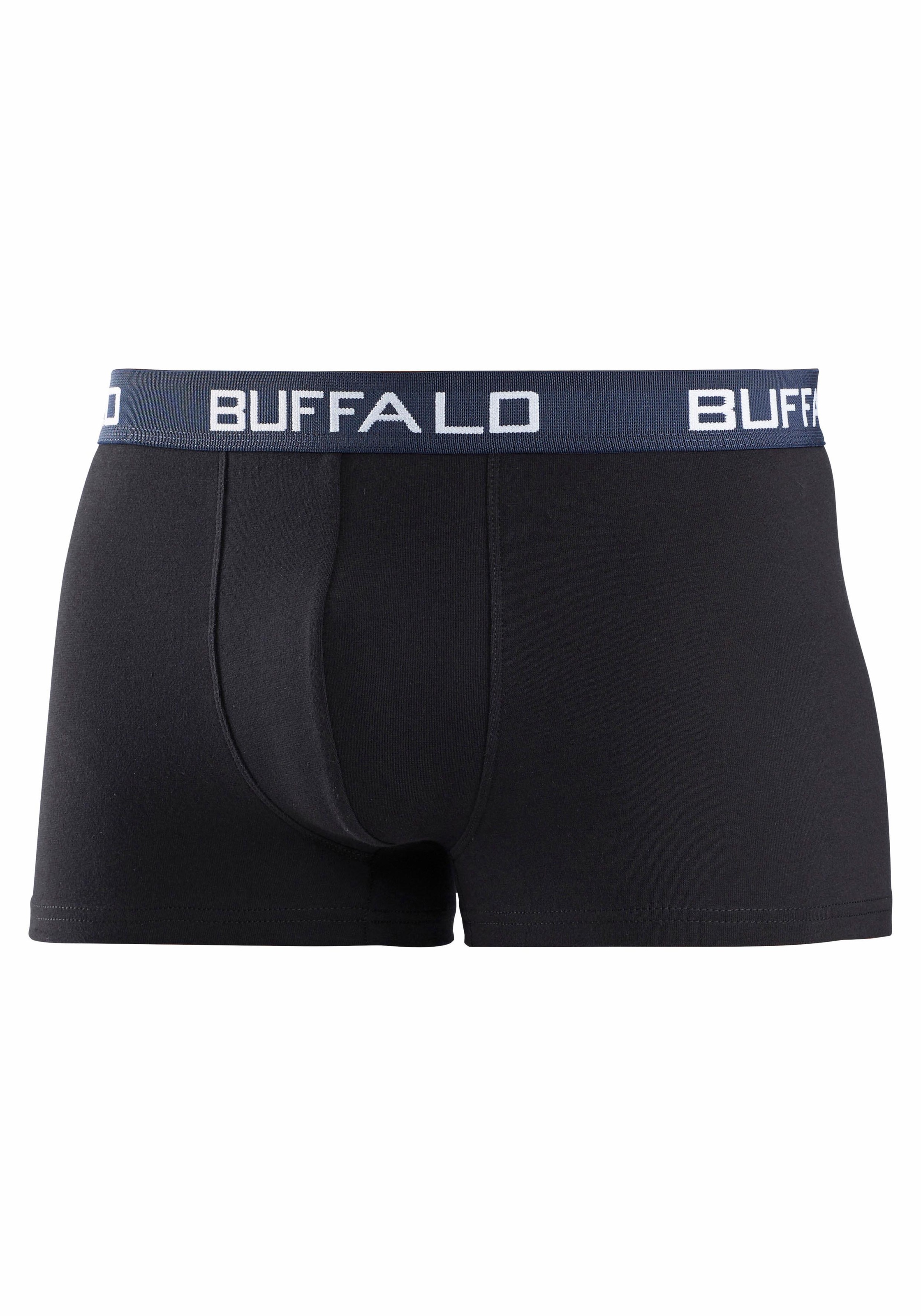 Thumbnail - Buffalo Boxer "Boxershorts für Jungen", 3 Stk. mit kontrastfarbenem Bündchen