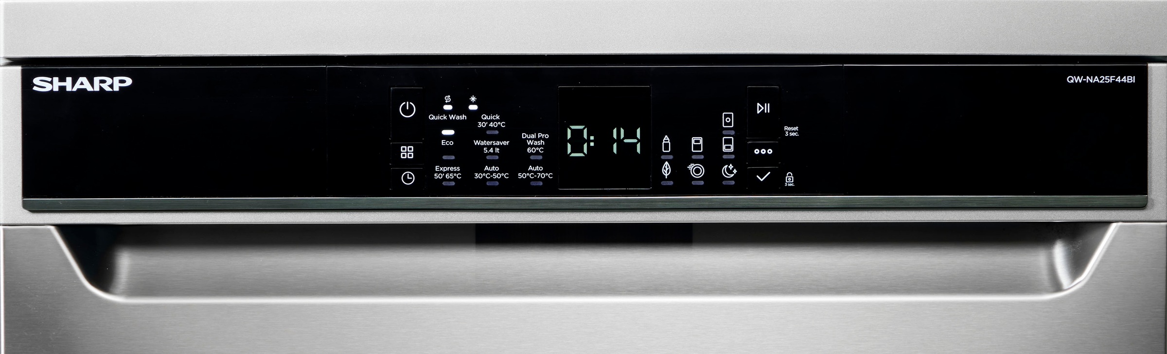 Sharp Standgeschirrspüler »QW-NA25F44BI-DE«, 14 Maßgedecke