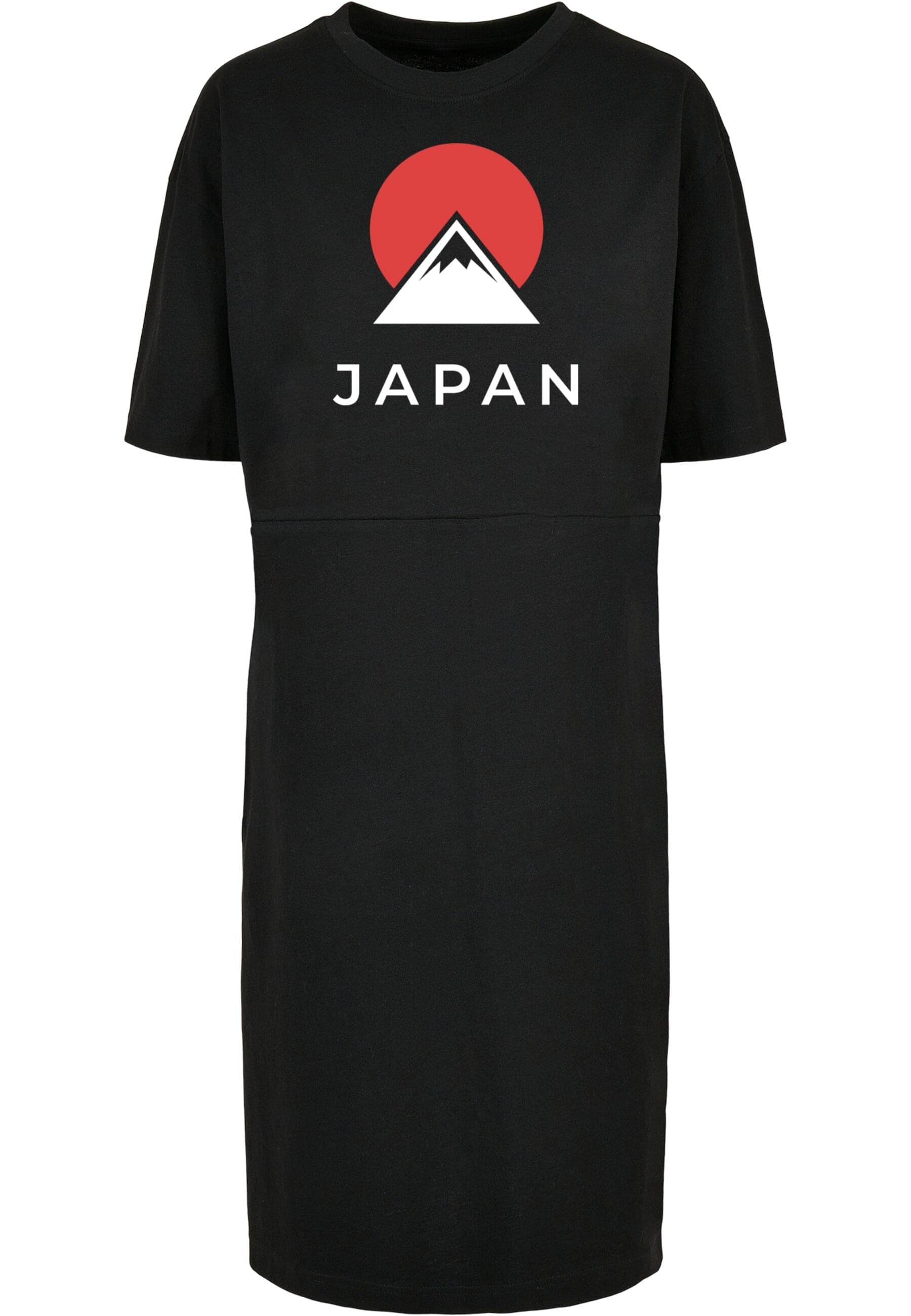 Merchcode Shirtkleid "Merchcode Damen Ladies Japan X Organic Oversized Slit Tee Dress", (1 tlg.)