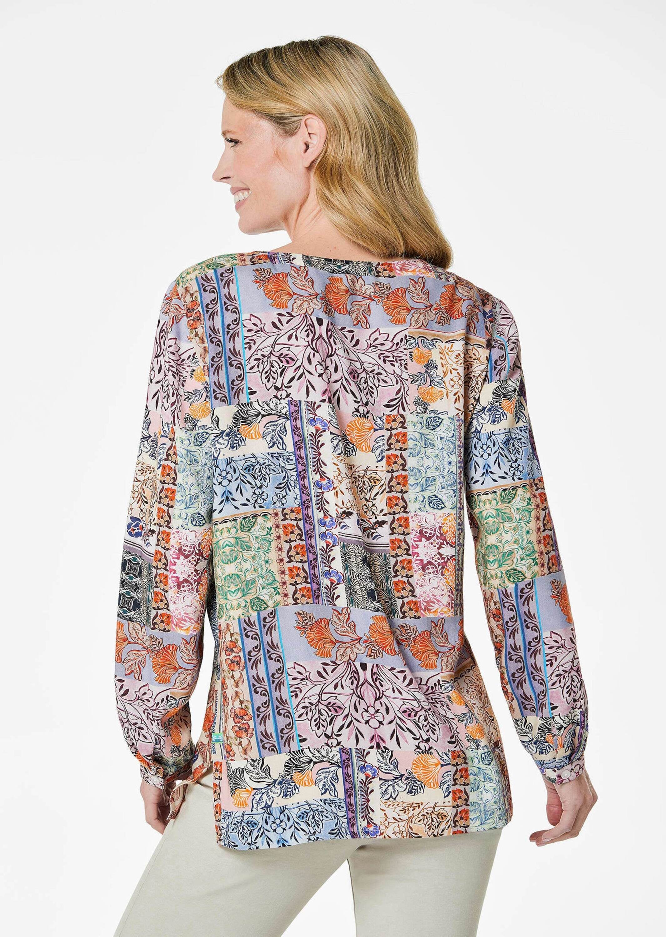 GOLDNER Schlupfbluse »Druckbluse Druckbluse«