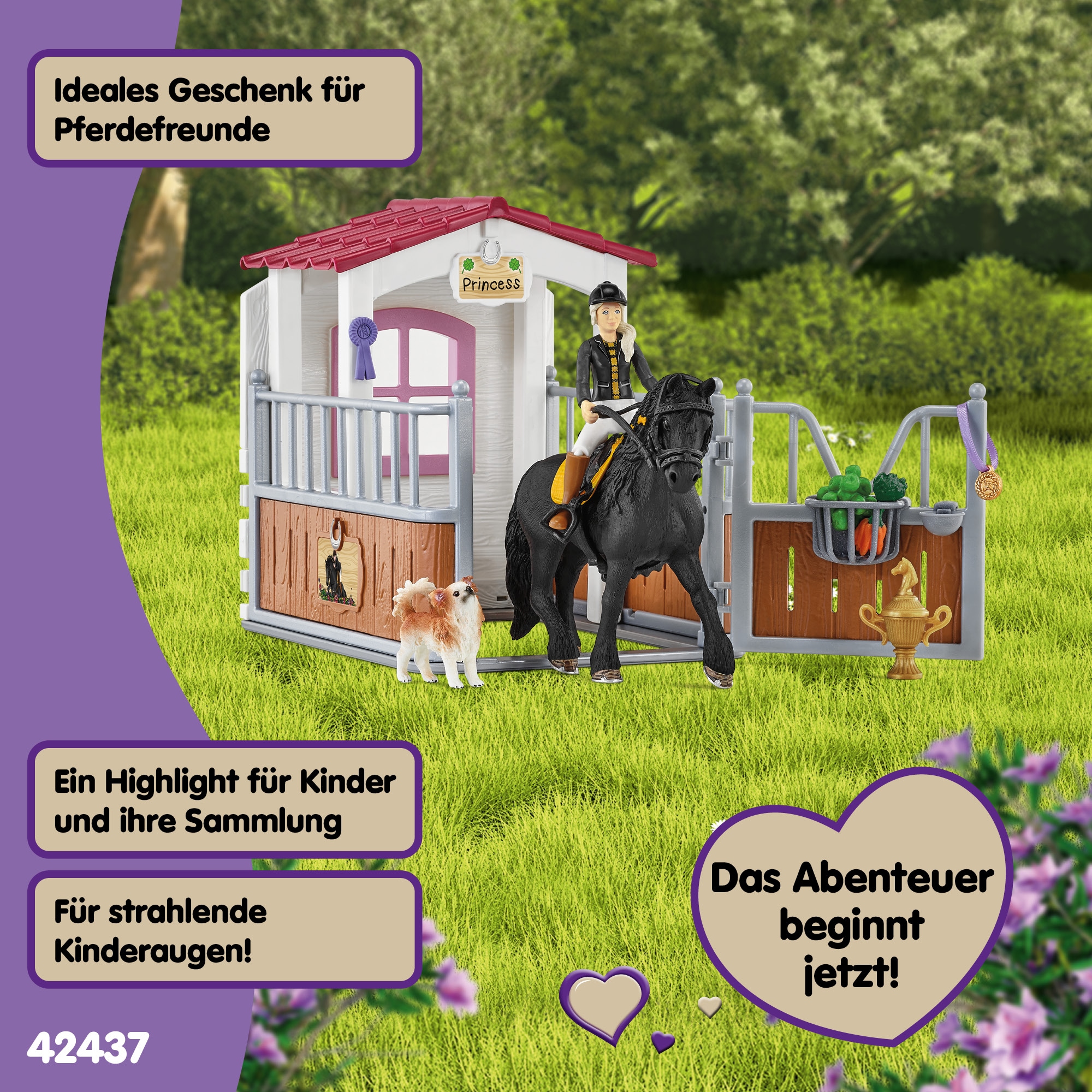 Schleich® Spielfigur »HORSE CLUB, Tori und Princess (42437)« Made in Europe