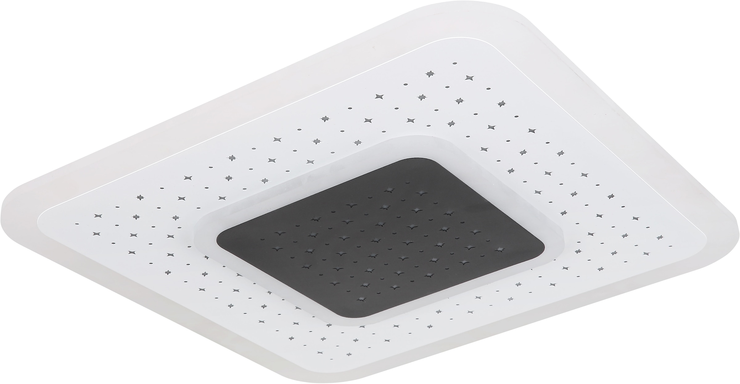 GLOBO LIGHTING LED Deckenleuchte »GISELL«, Leuchtmittel LED-Modul | LED fest integriert, Deckenlampe/quadratisch/Wohnzimmer/Schlafzimmer/elegant