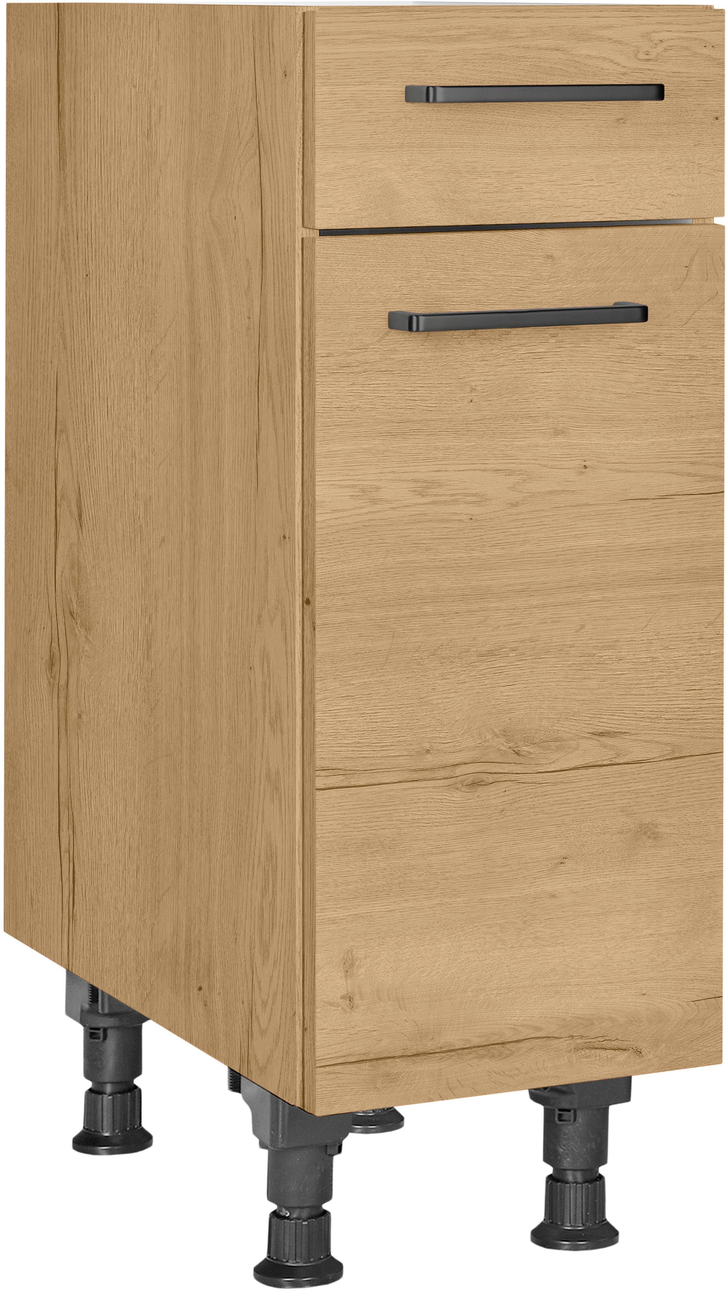 nobilia 1100000002199 ""Structura", Ausrichtung wählbar, vormont., in den Breiten 30, 45 und" 60 cm Breite, mit höhenverstellbaren Sockelfüßen, vormontiert