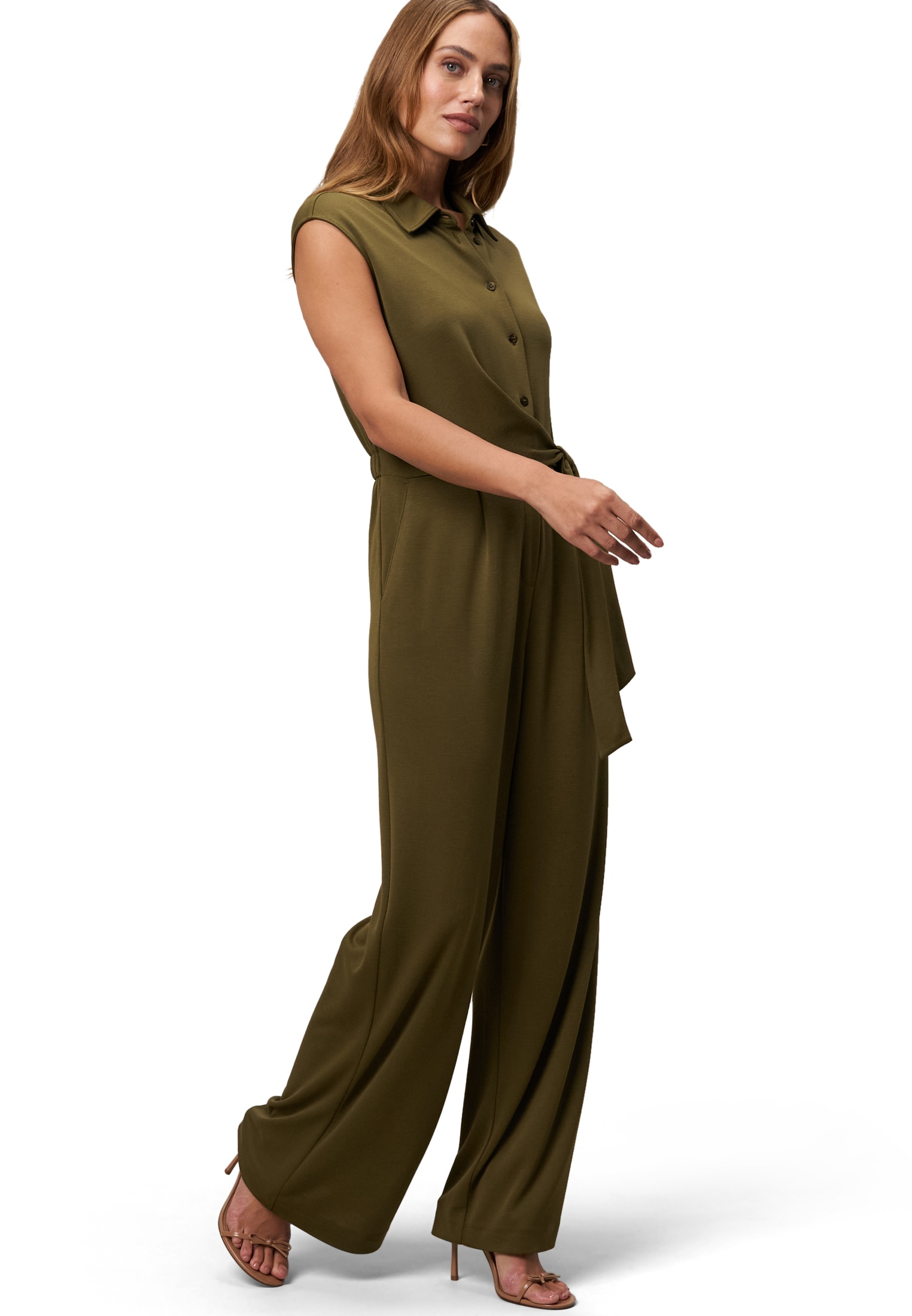 Zero Overall "zero Jersey-Jumpsuit mit Knopfleiste", (1 tlg.), Gürtel günstig online kaufen