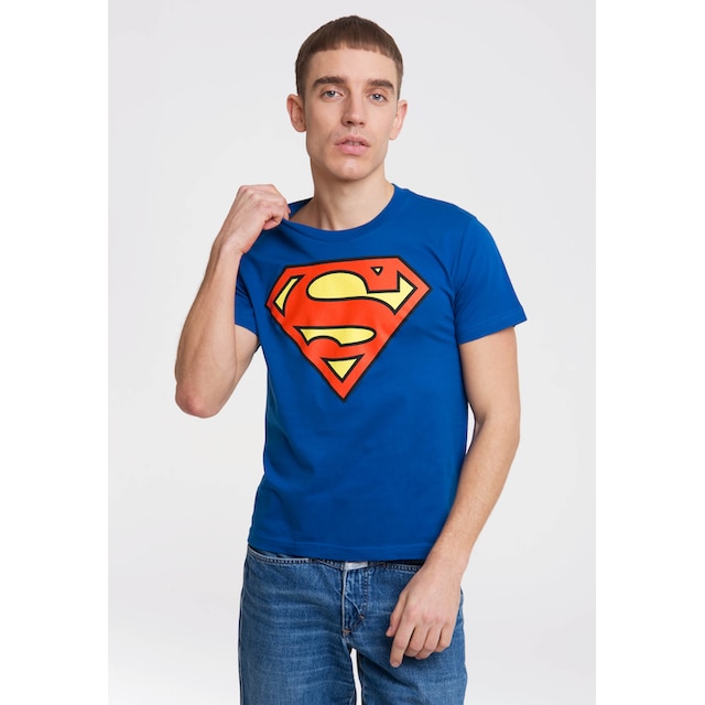 LOGOSHIRT T-Shirt »SUPERMAN - LOGO«, mit coolem Frontprint ▷ für | BAUR