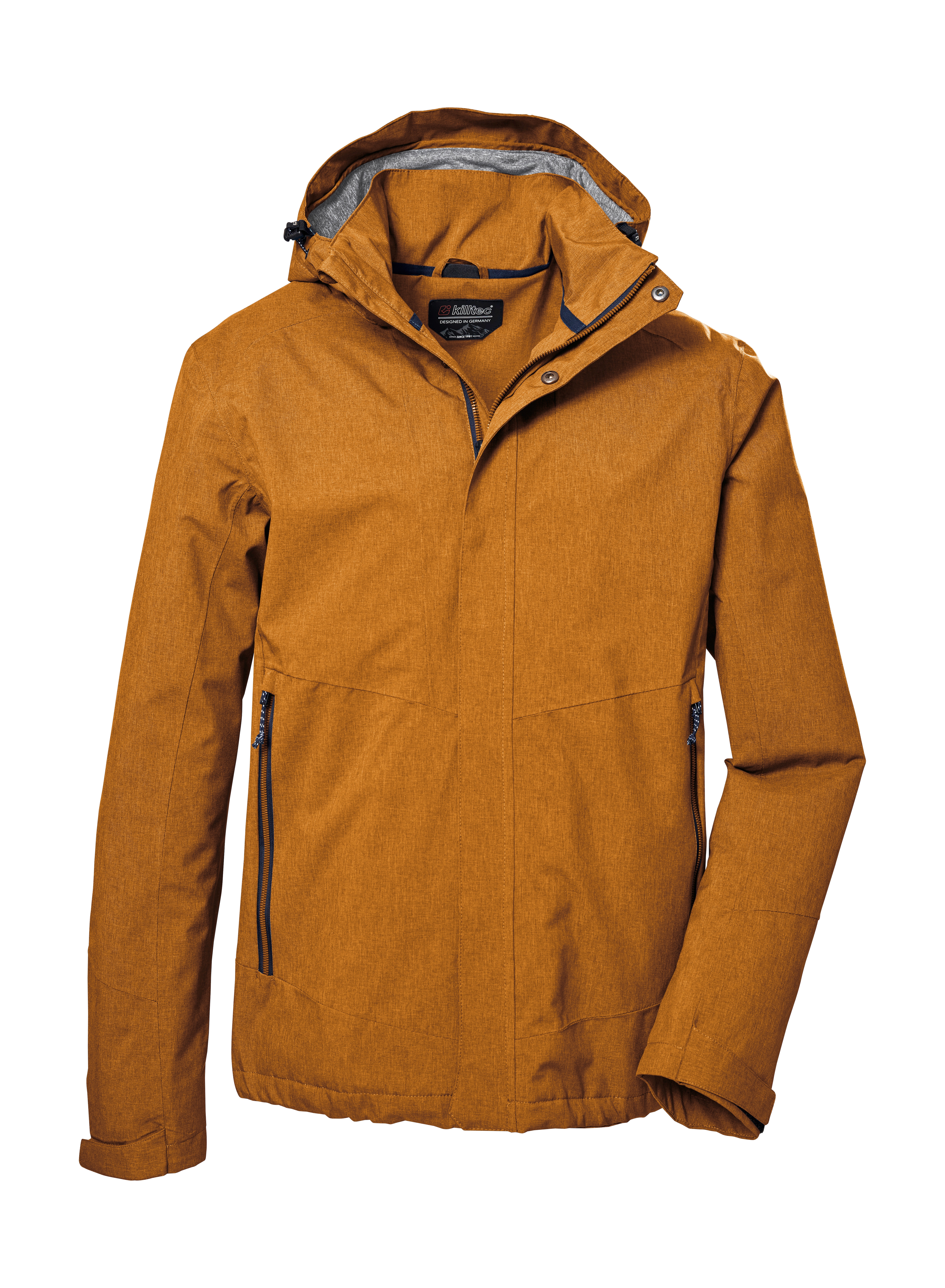 Killtec Outdoorjacke "KOS 53 MN JCKT" Funktionsjacke: Wind- und wasserdicht, atmungsaktiv, Kapuze abnehmbar