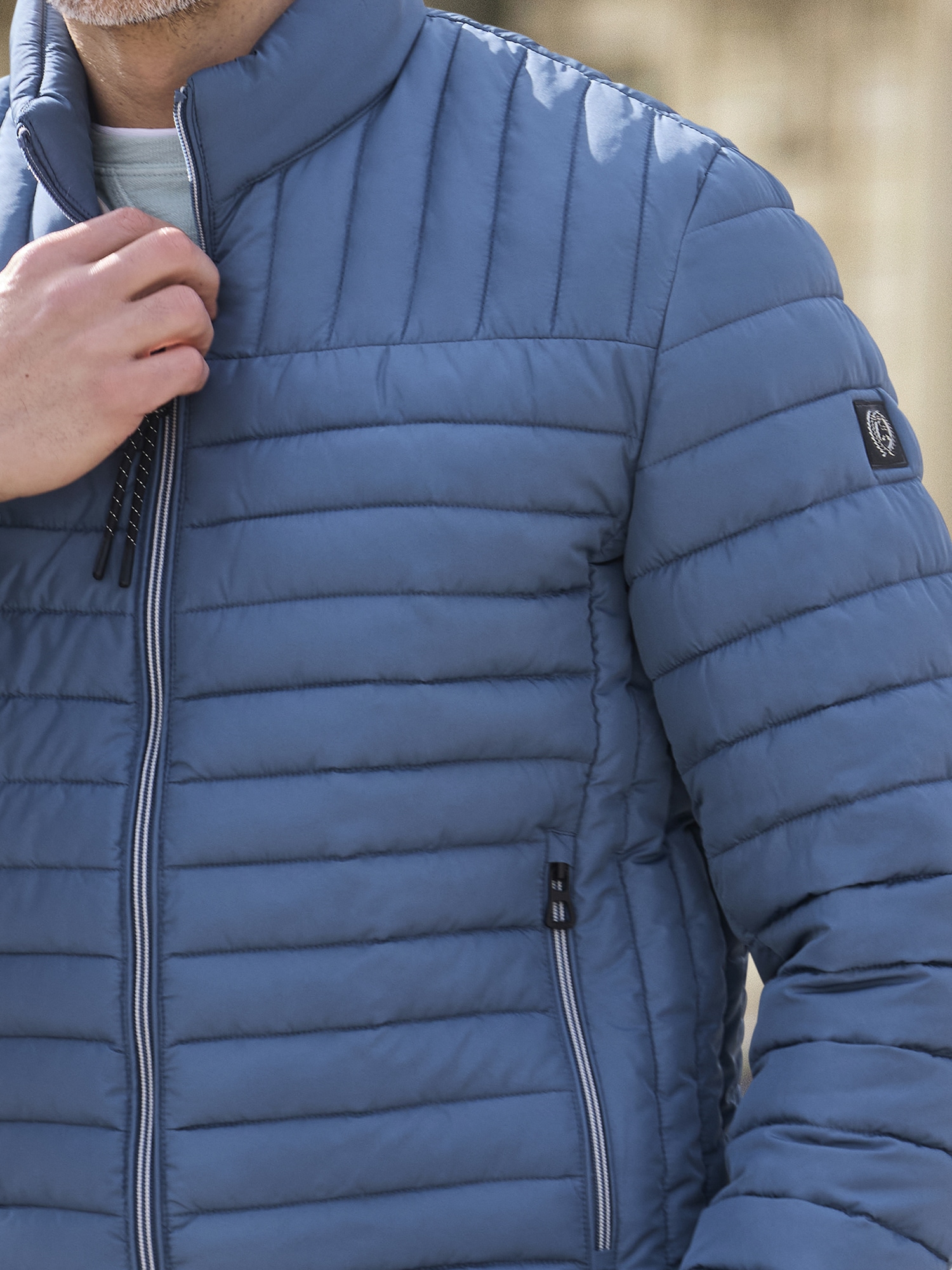 LERROS Steppjacke »LERROS Leichter Herren Steppblouson«, ohne Kapuze, Keine Angabe