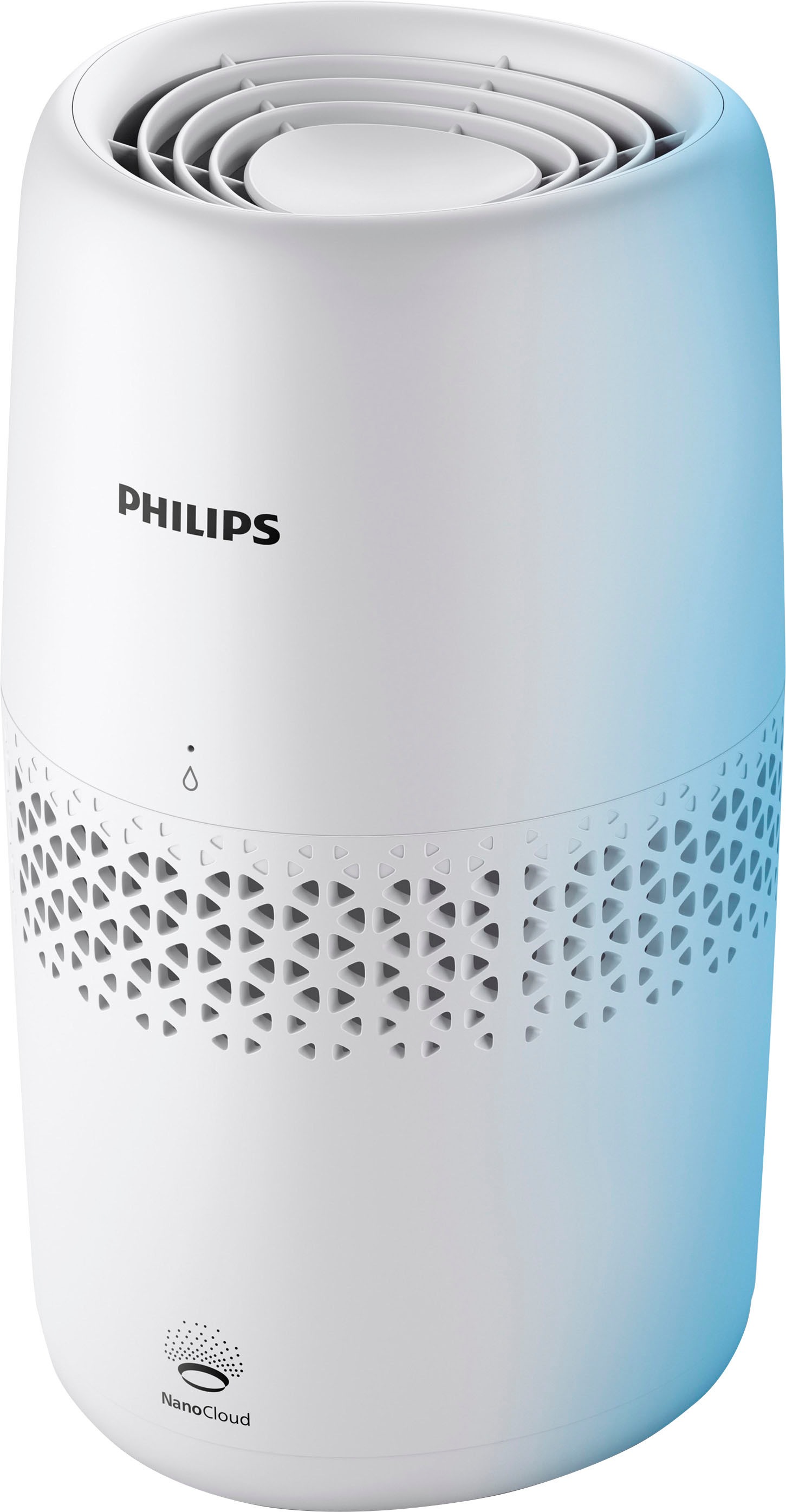 Philips Luftbefeuchter "HU2510/10 2000 Serie", 2,00 l Wassertank, für 31 m² Räume, mit NanoCloud-Technologie